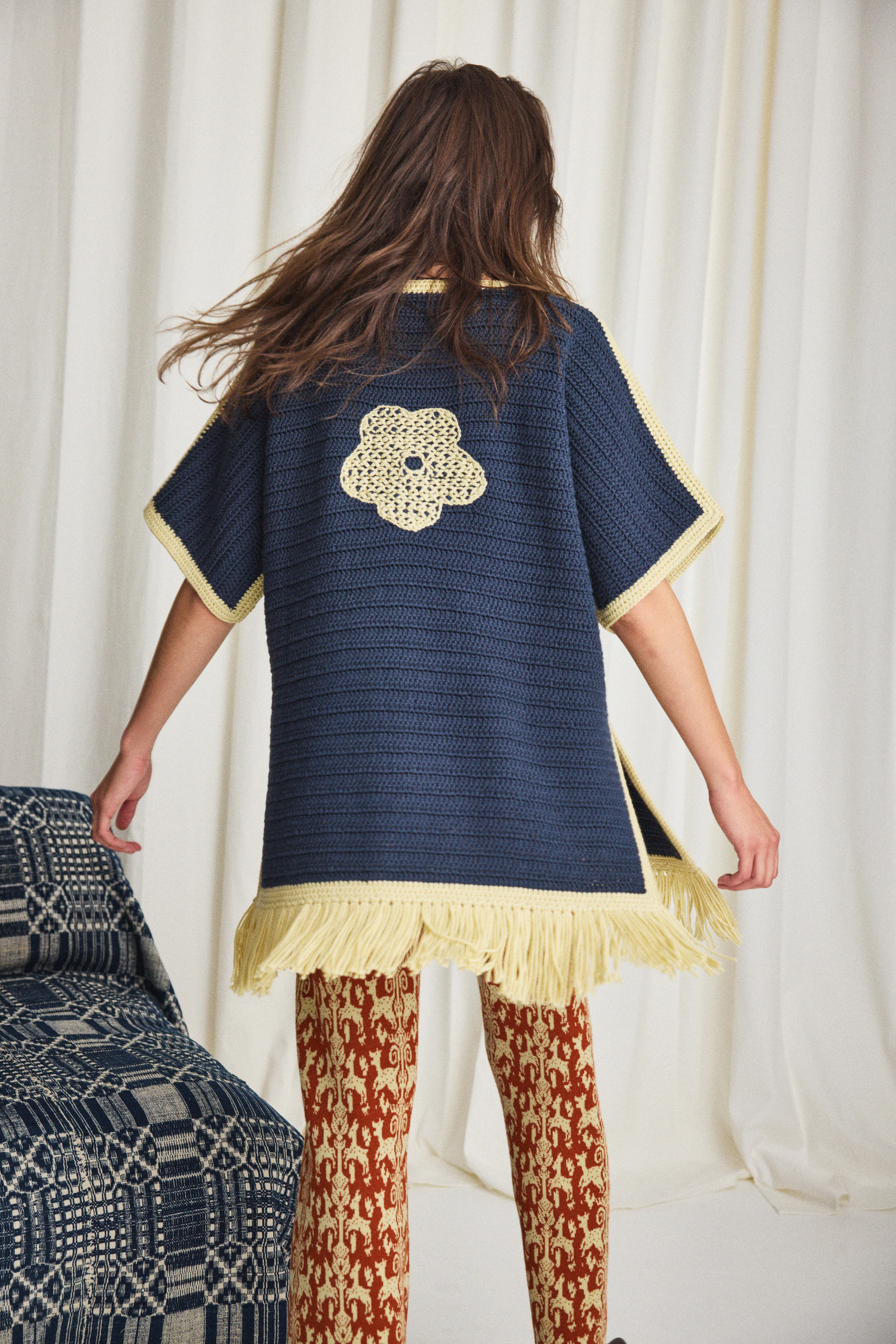 Blomma Crochet Fringe Tunic - Image 7
