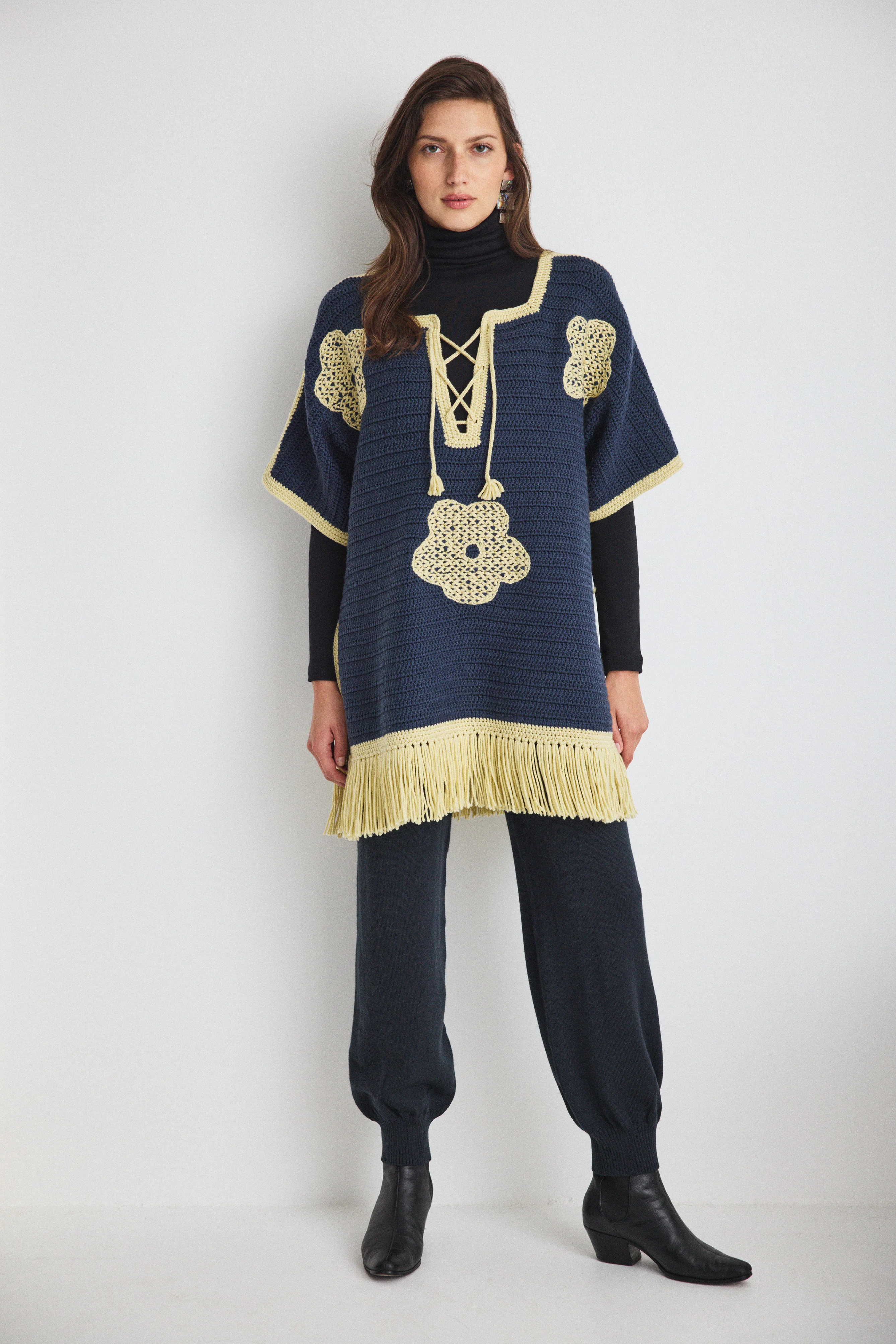 Blomma Crochet Fringe Tunic - Image 9