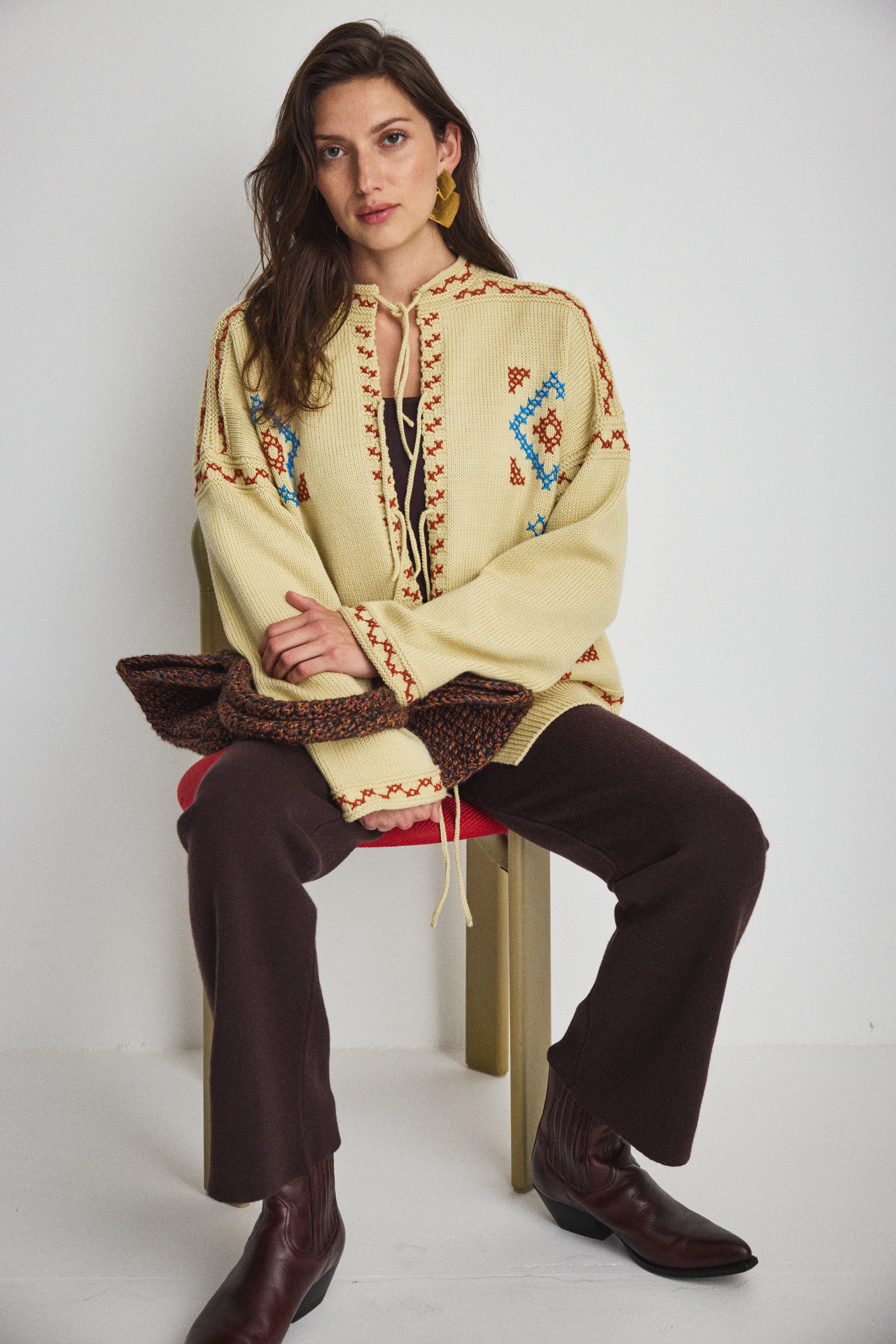 Cross Stitch Bjorn Cardigan - Image 3