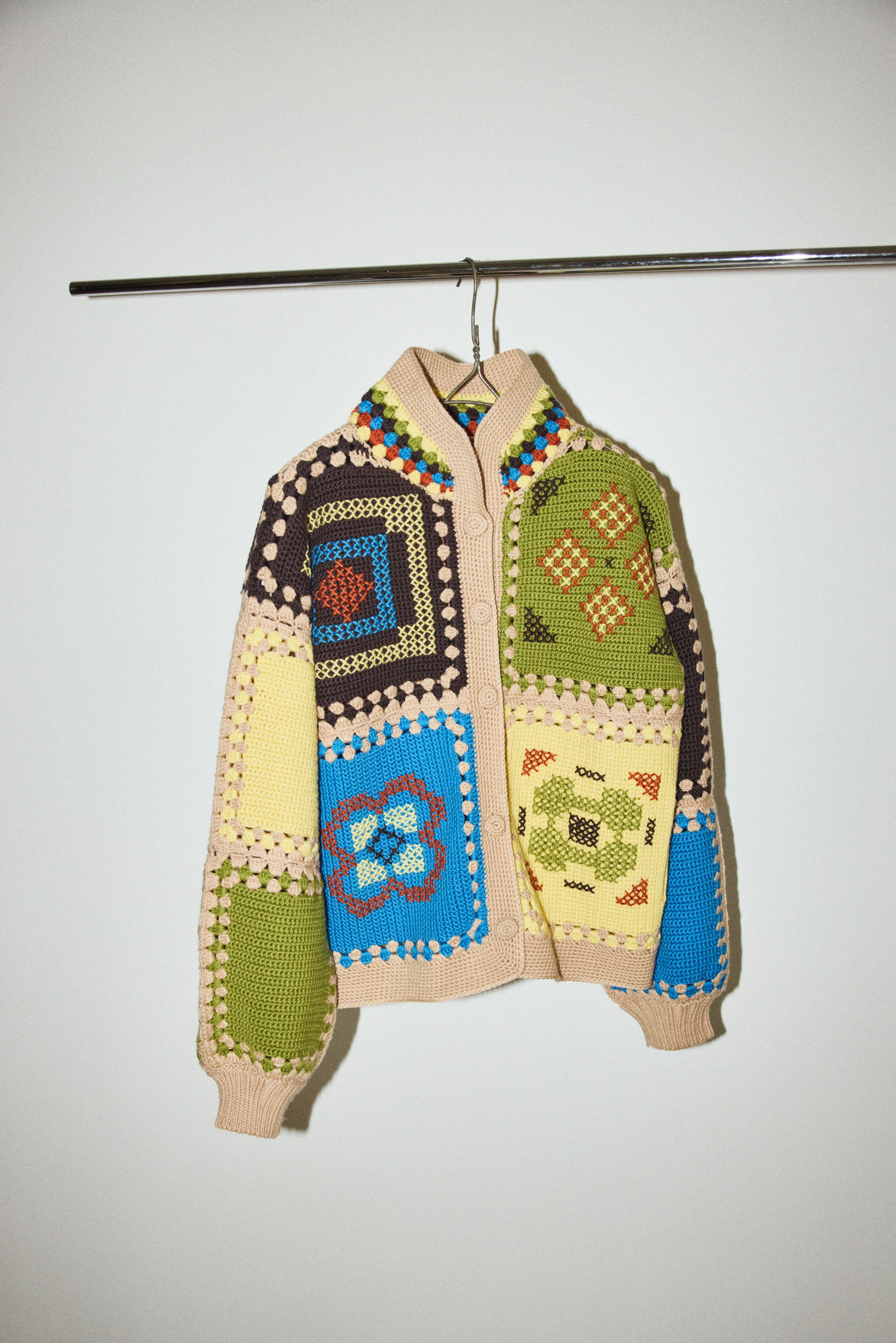 Cross Stitch Crochet Jacket - Image 2