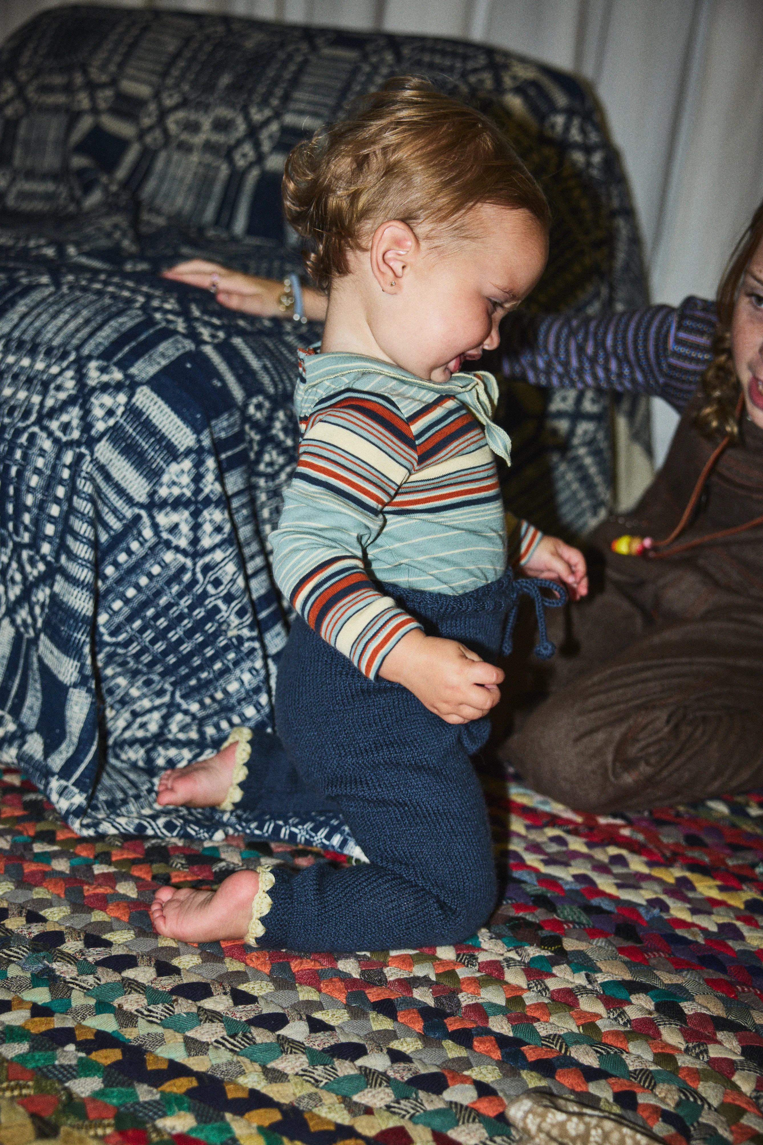 Baby Crochet Trim Snowy Day Legging - Image 4