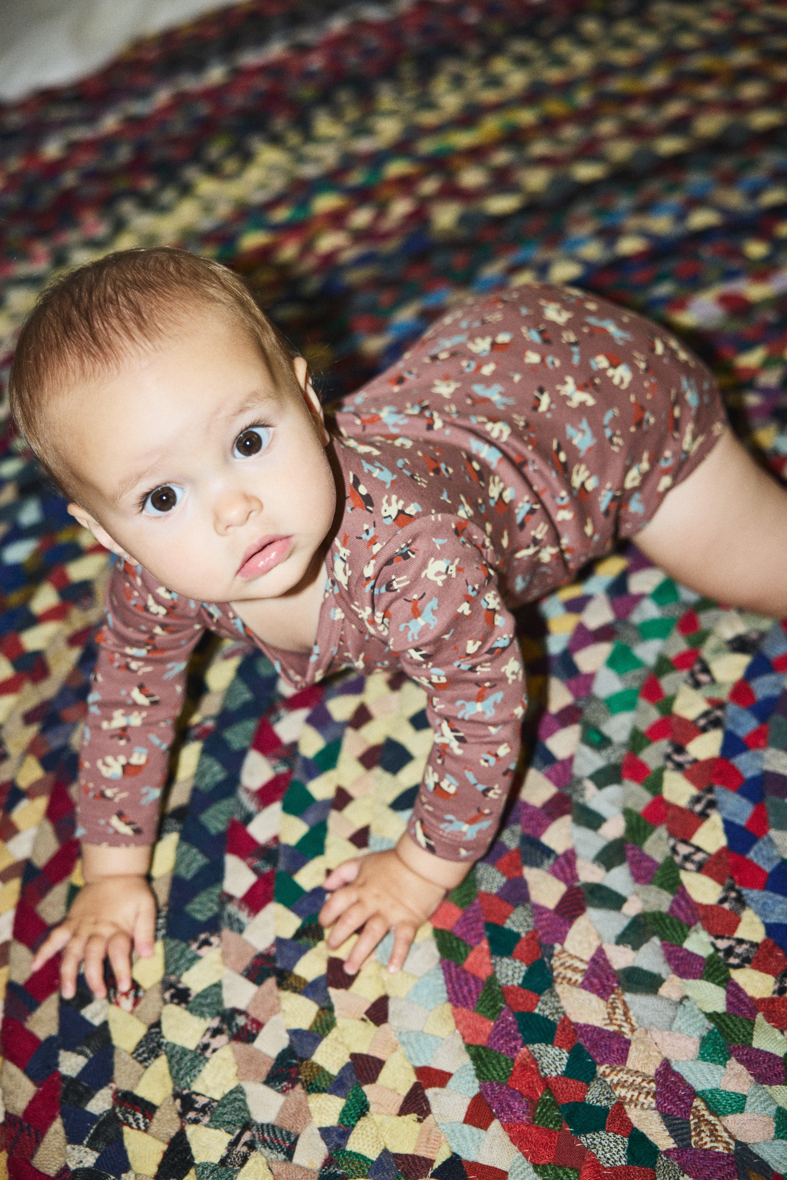 Baby Long Sleeve Lap Onesie - Image 3