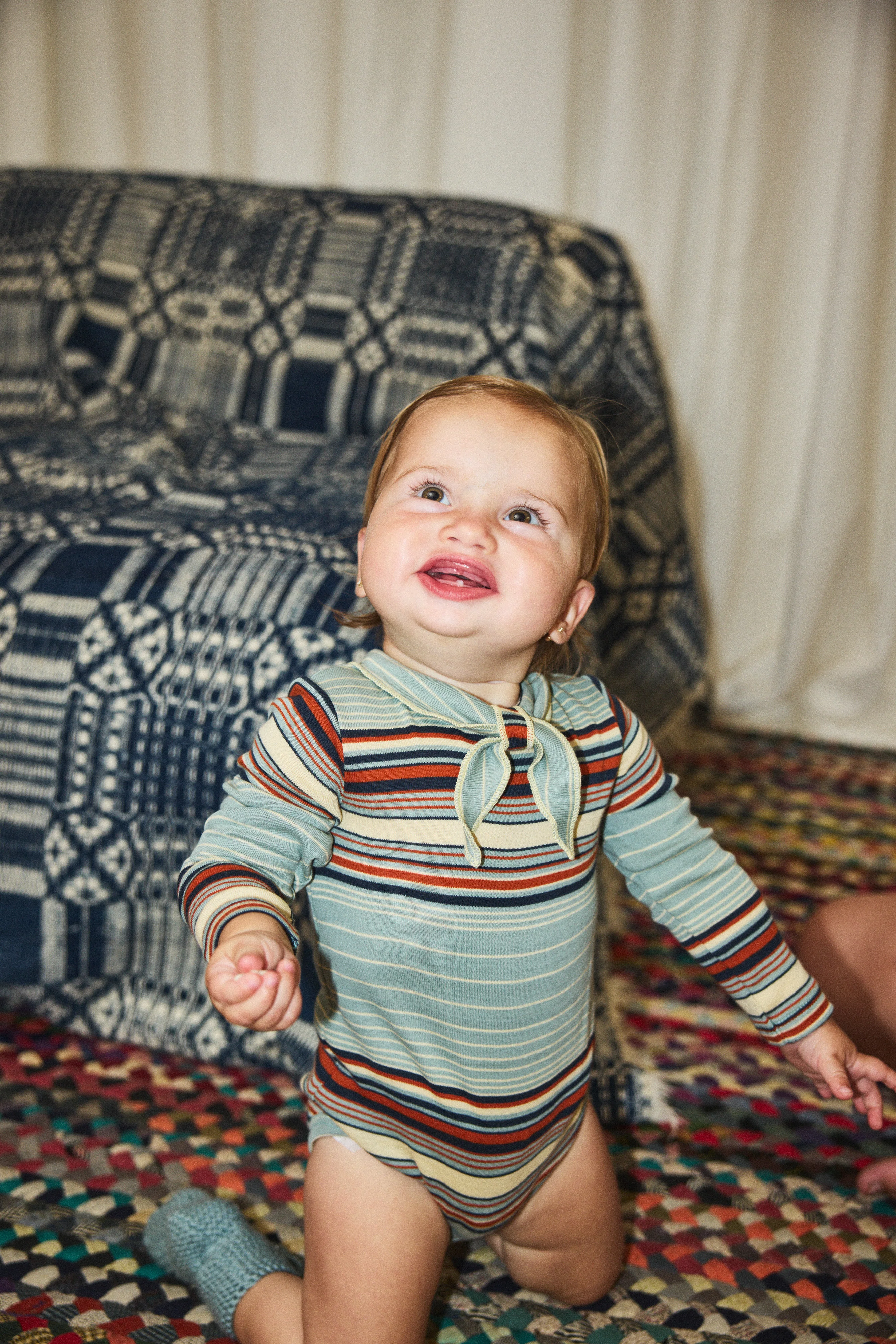 Baby Long Sleeve Scout Onesie - Image 4
