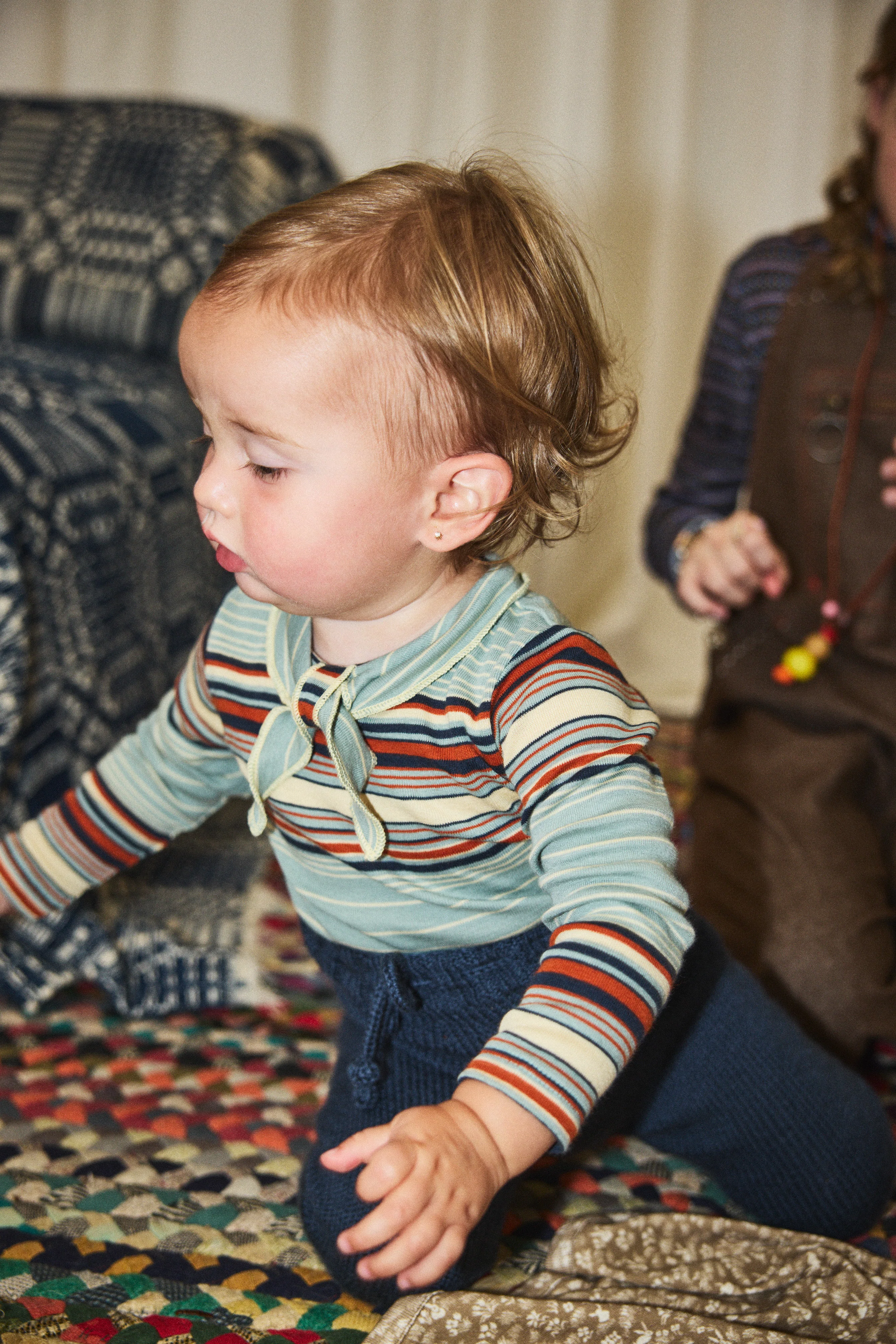 Baby Long Sleeve Scout Onesie - Image 5