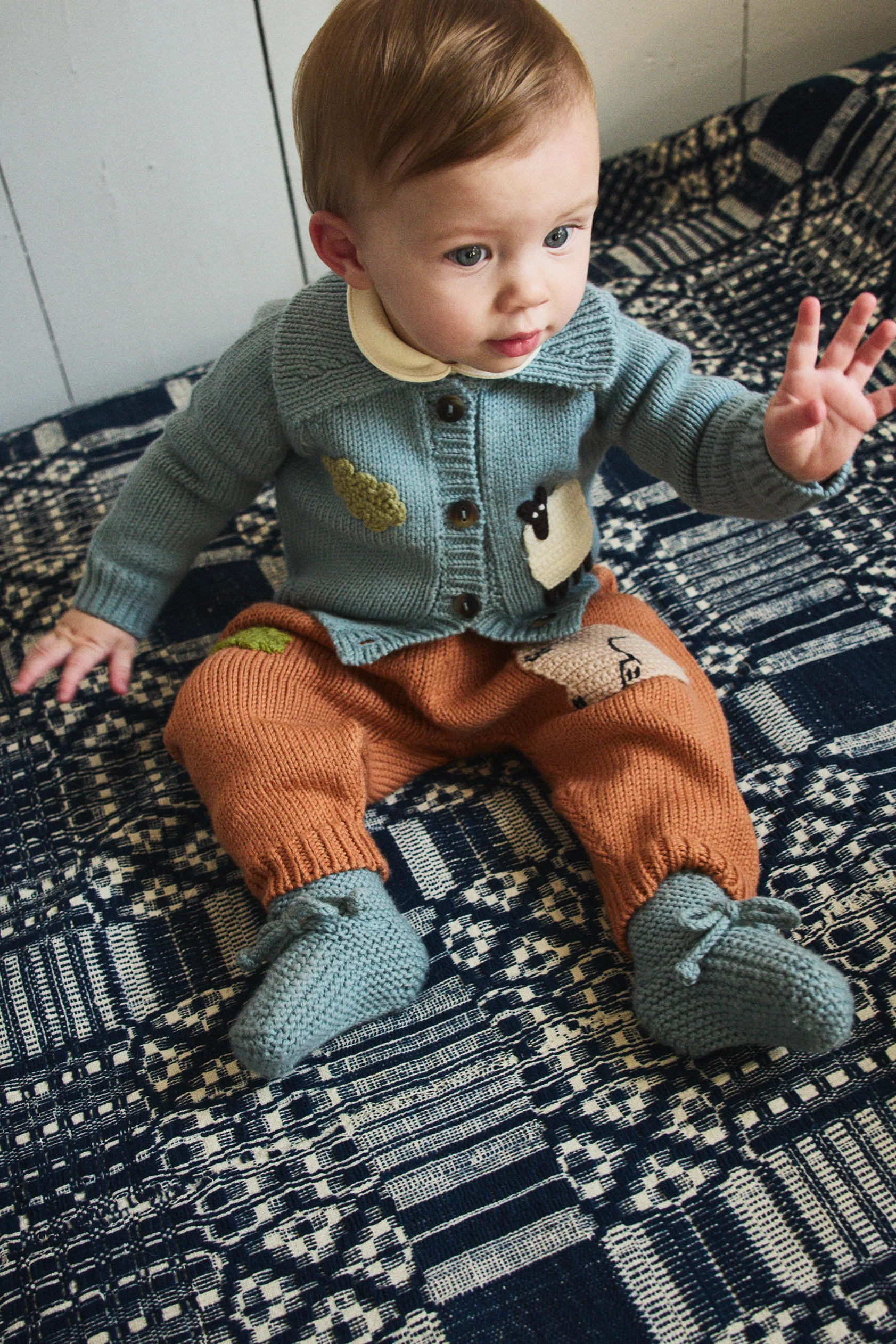 Baby Meadow Motley Cardigan - Image 5