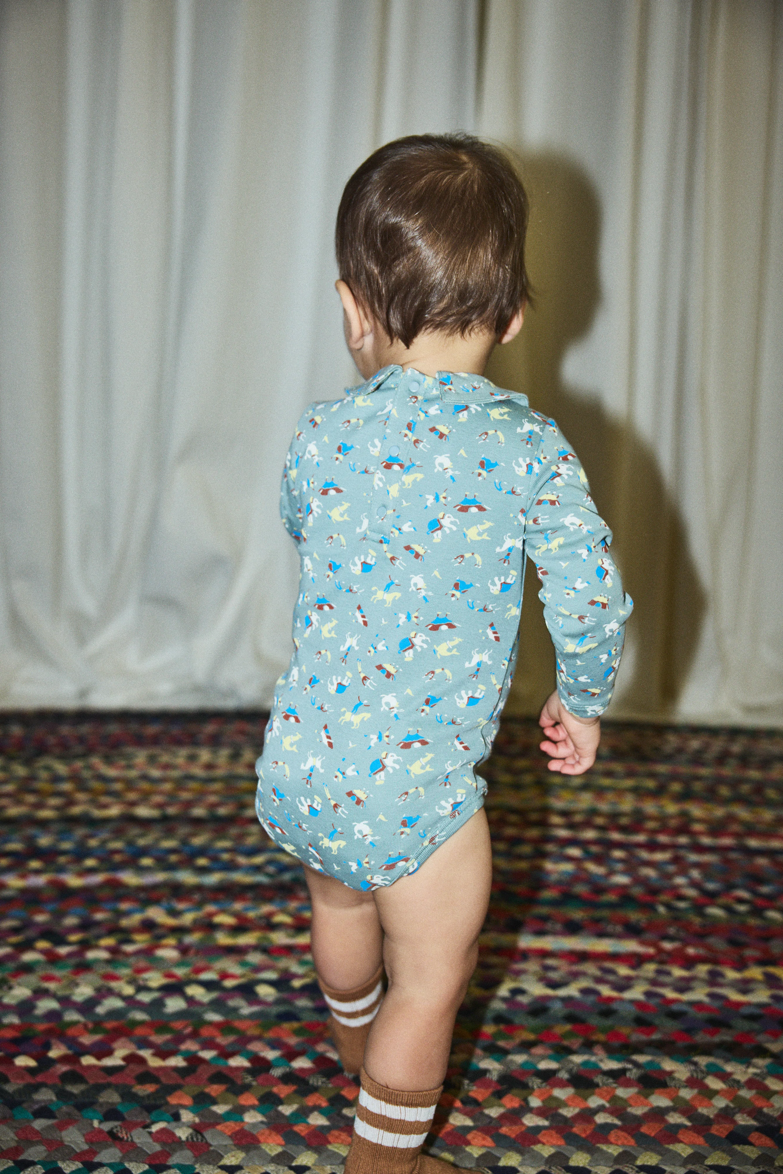 Baby Petit Collar Onesie - Image 4