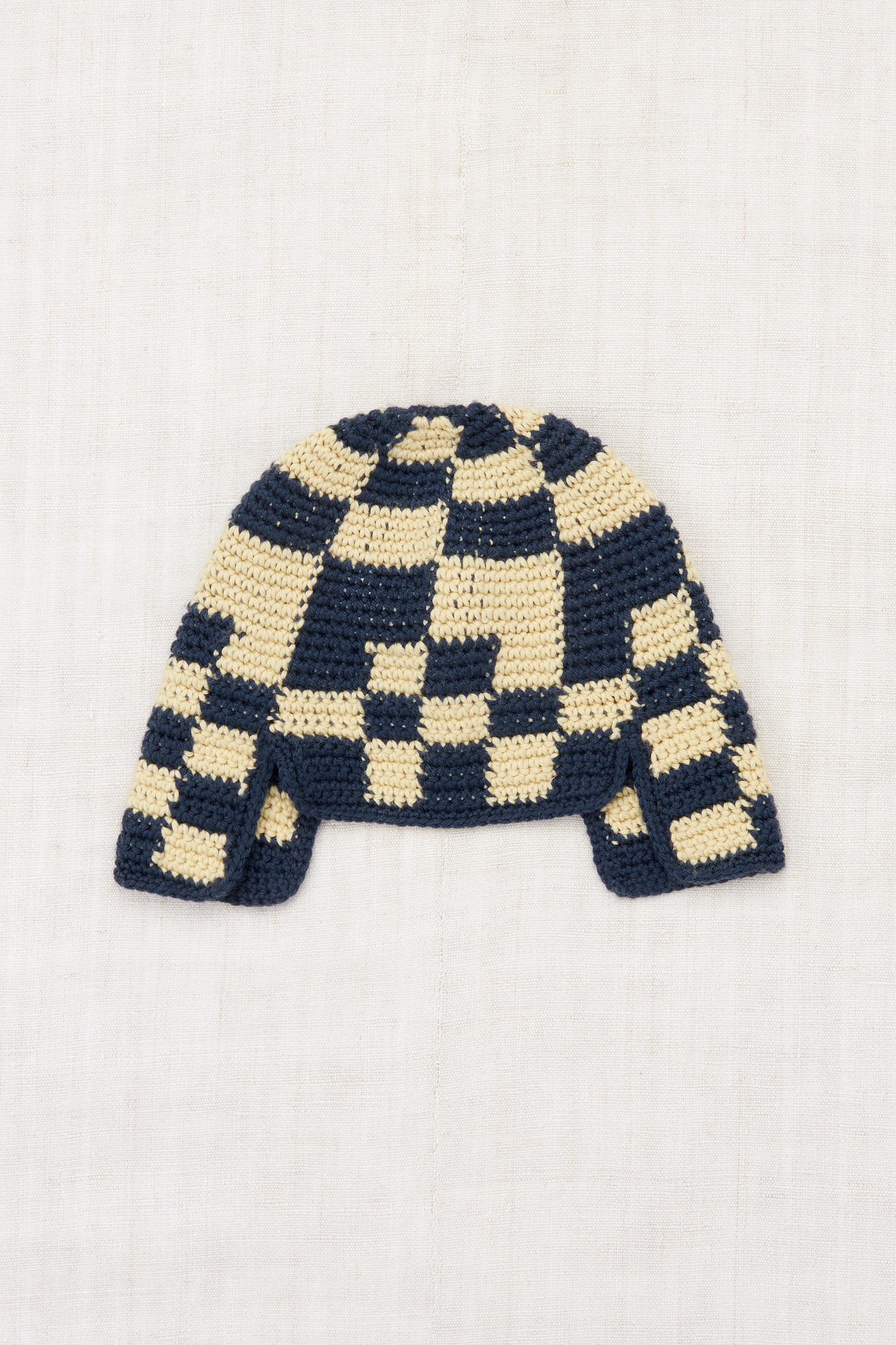 Checkered Crochet Rover Cap - Image 5