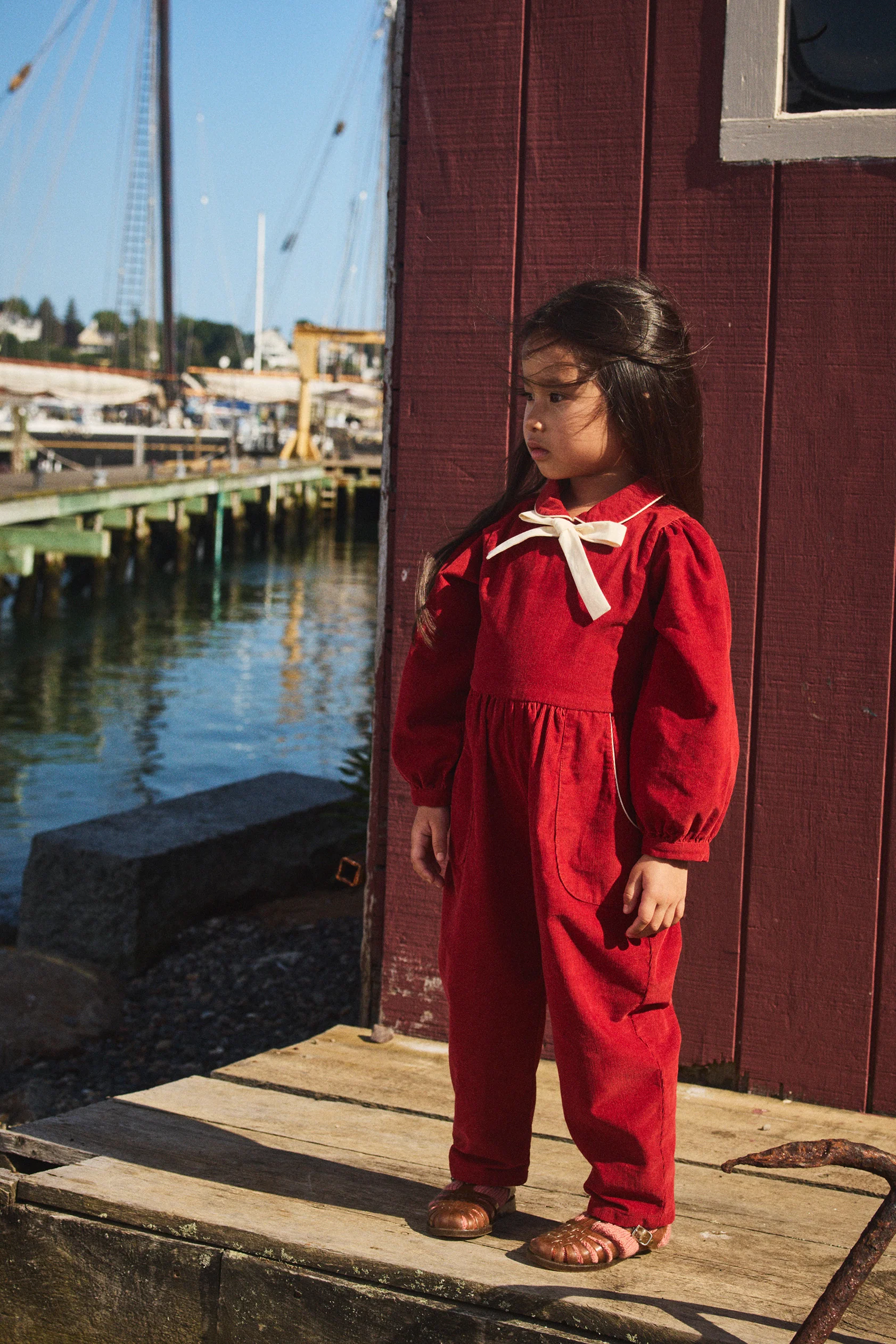 Corduroy Long Sleeve Zora Jumpsuit - Image 4