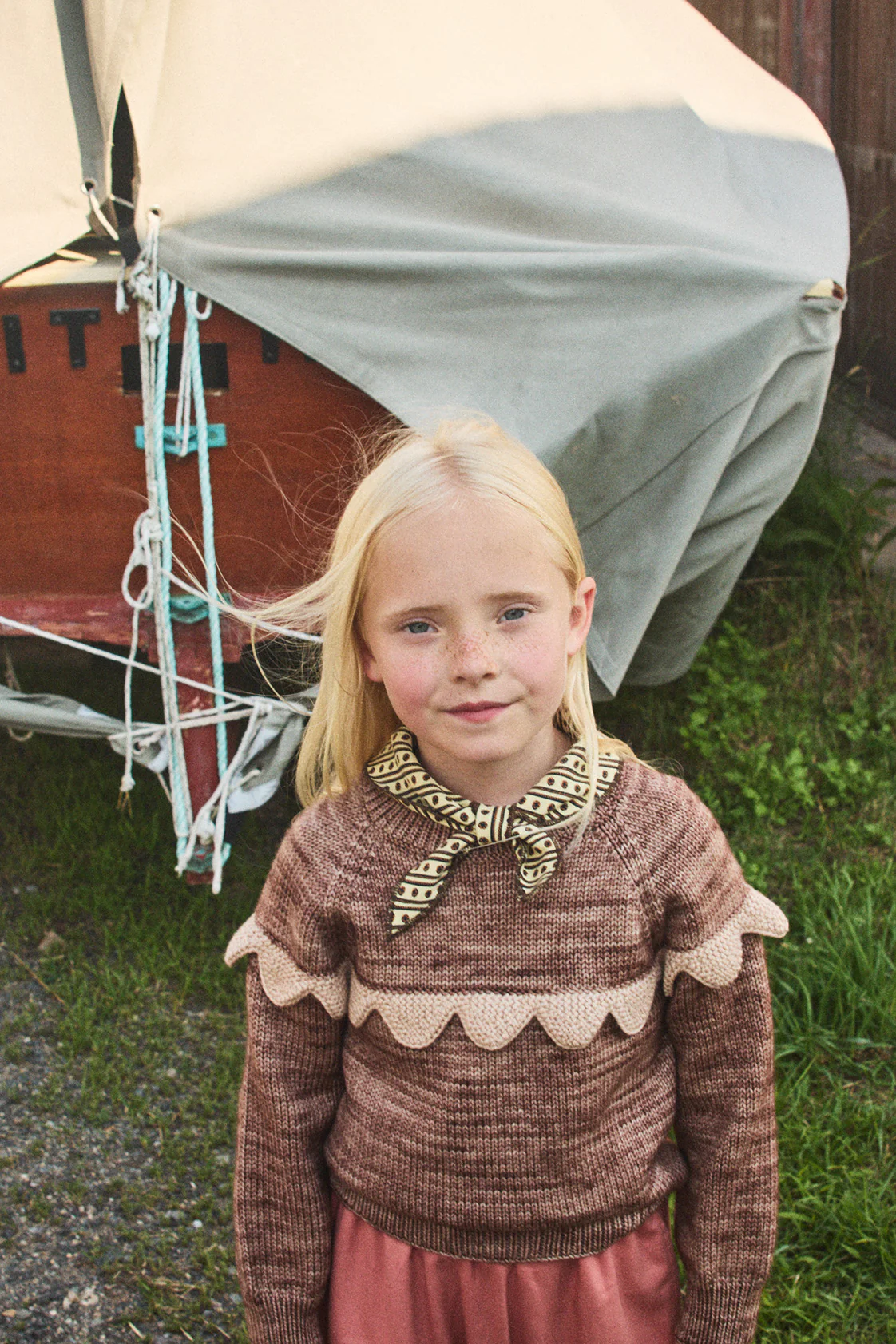 Scallop Yoke Sweater - Image 3