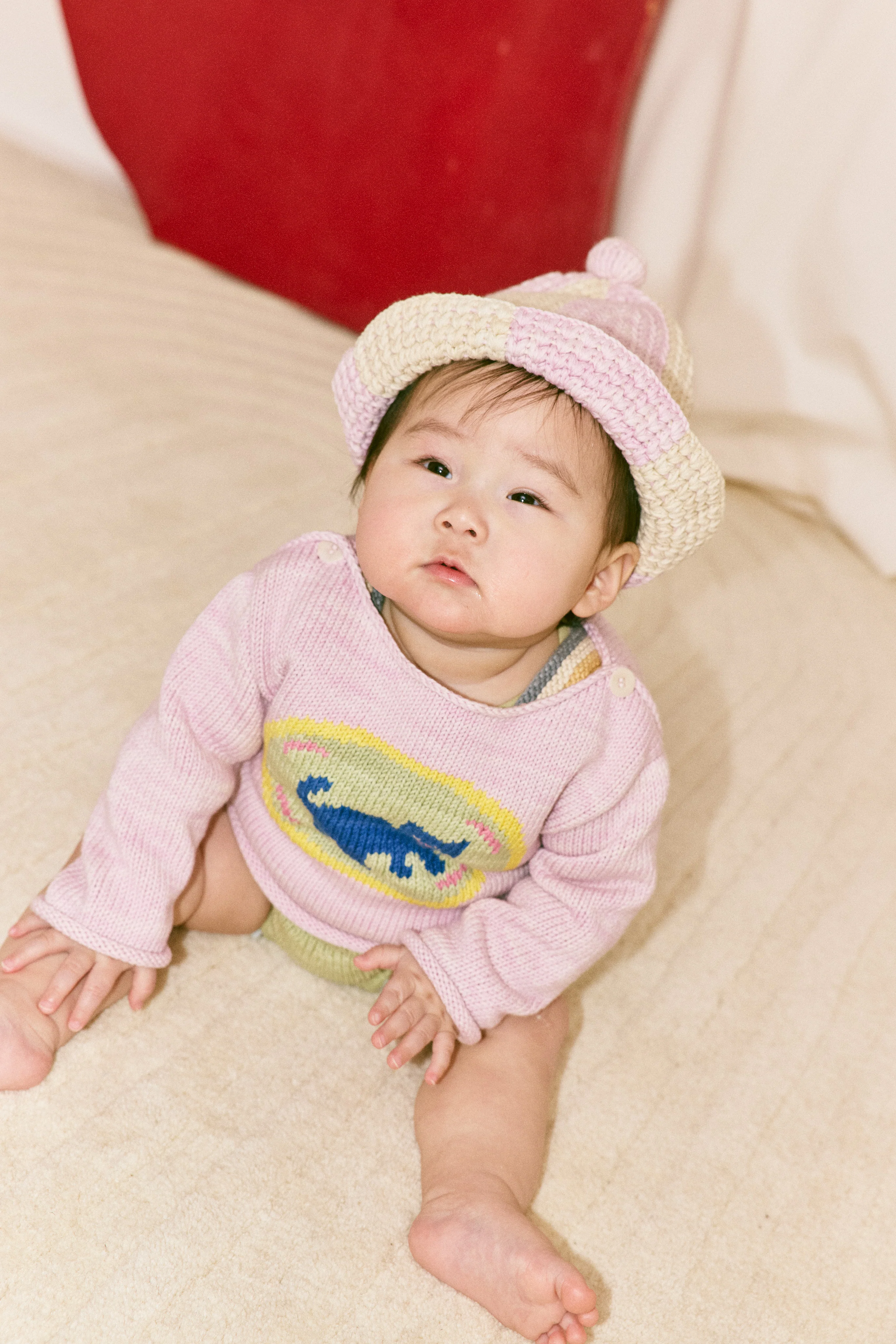 Baby Crochet Tulip Hat - Image 3