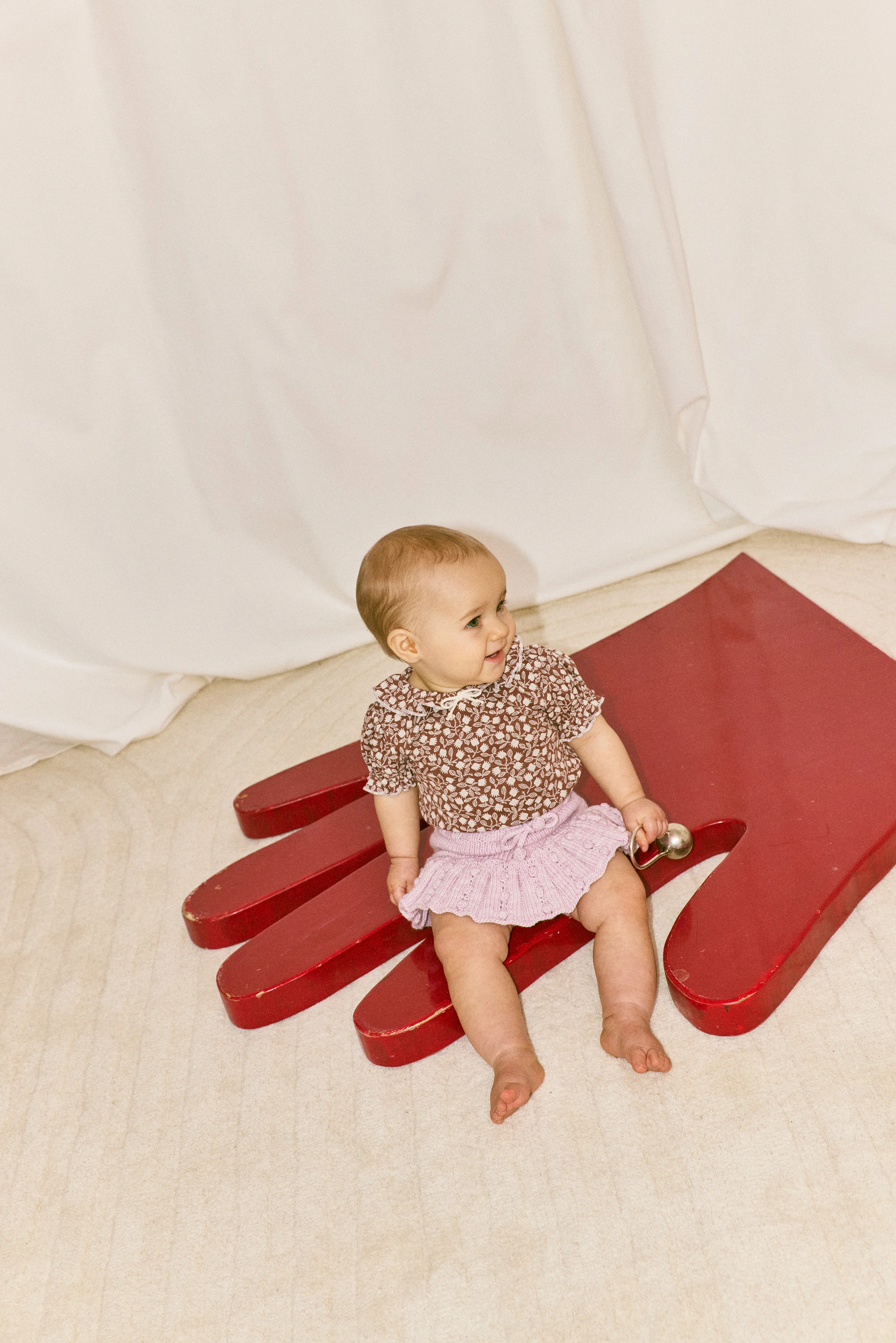 Baby Eyelet Popcorn Skating Skirt - Image 3