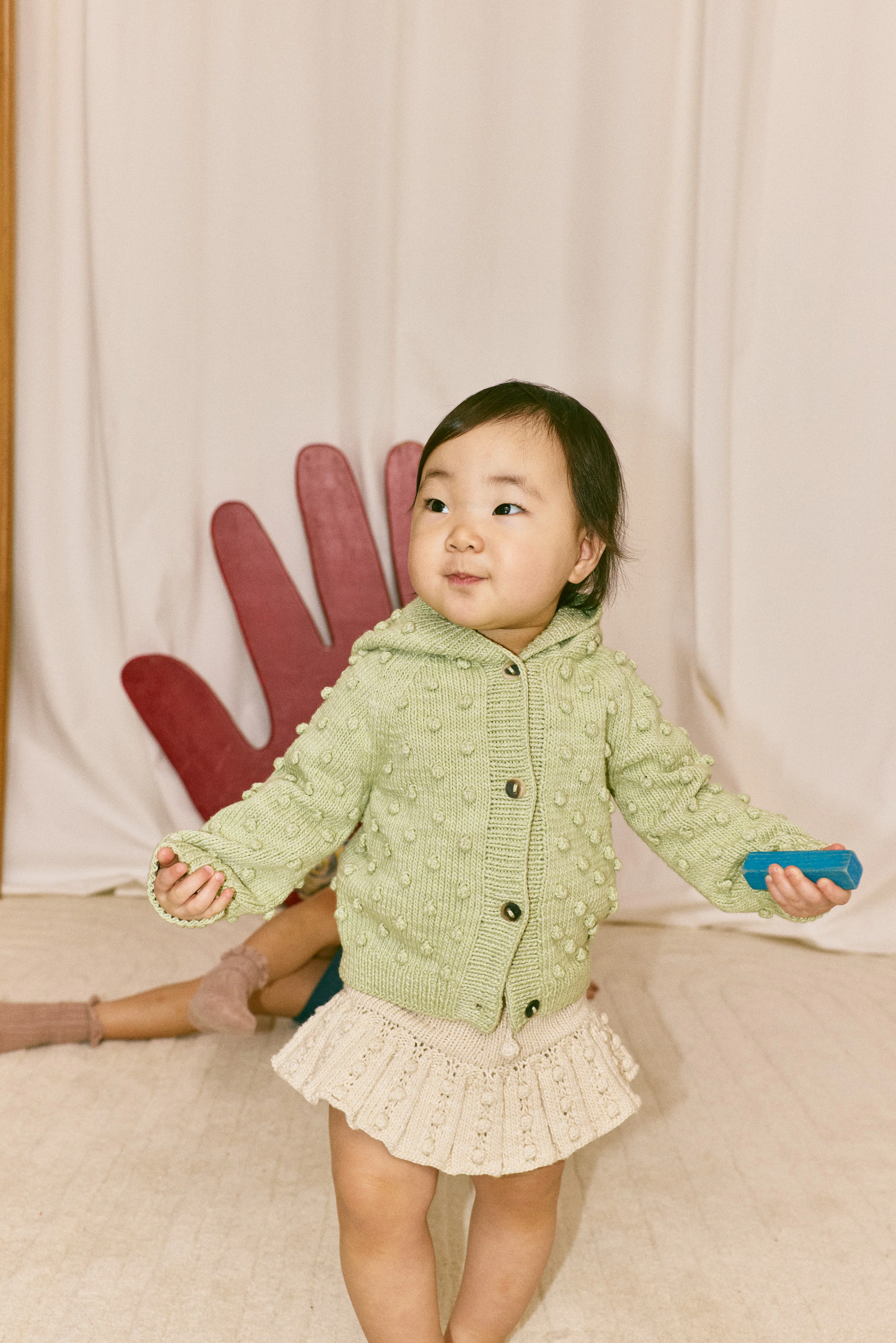 Baby Eyelet Popcorn Skating Skirt - Image 3