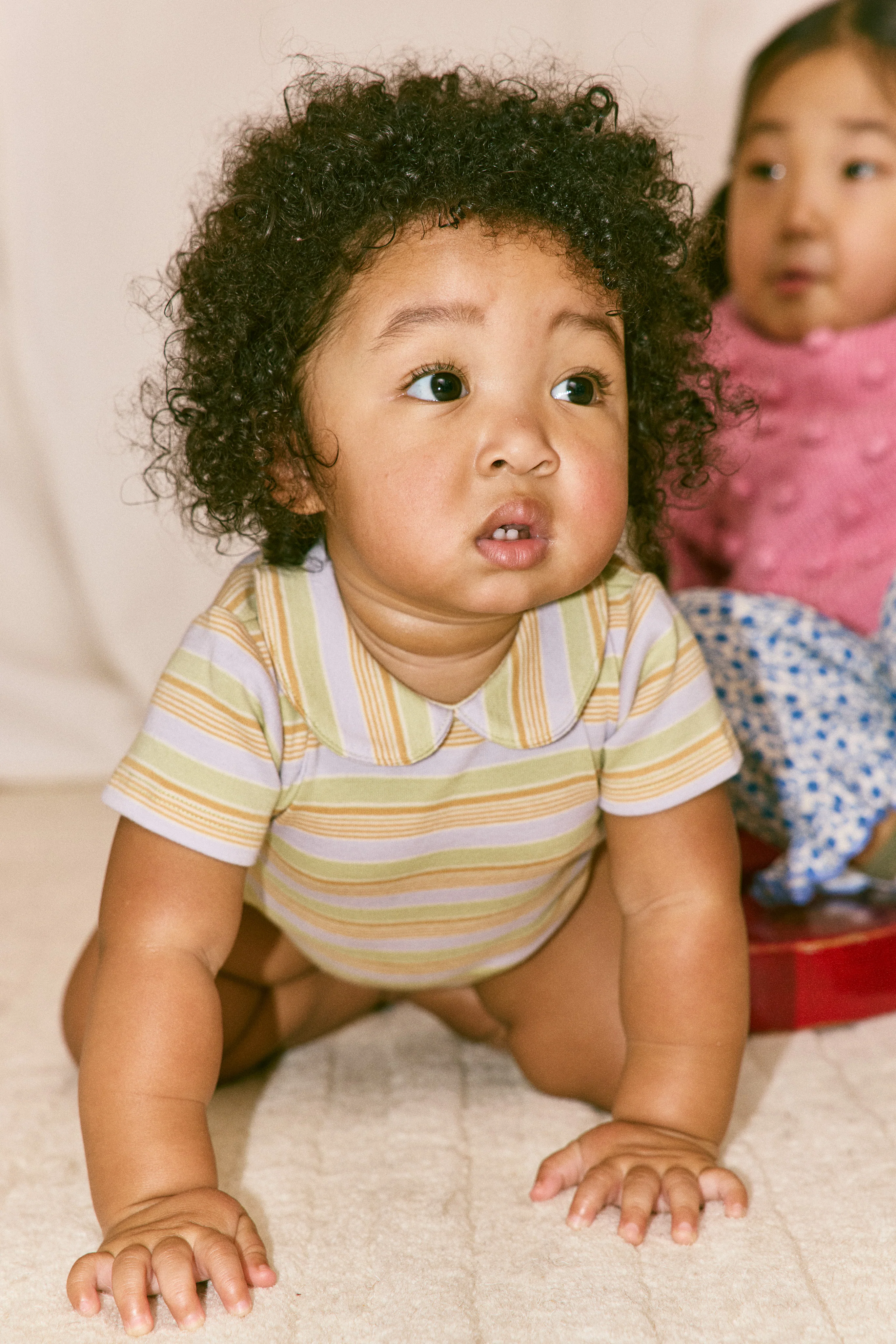 Baby Petit Collar Onesie - Image 3