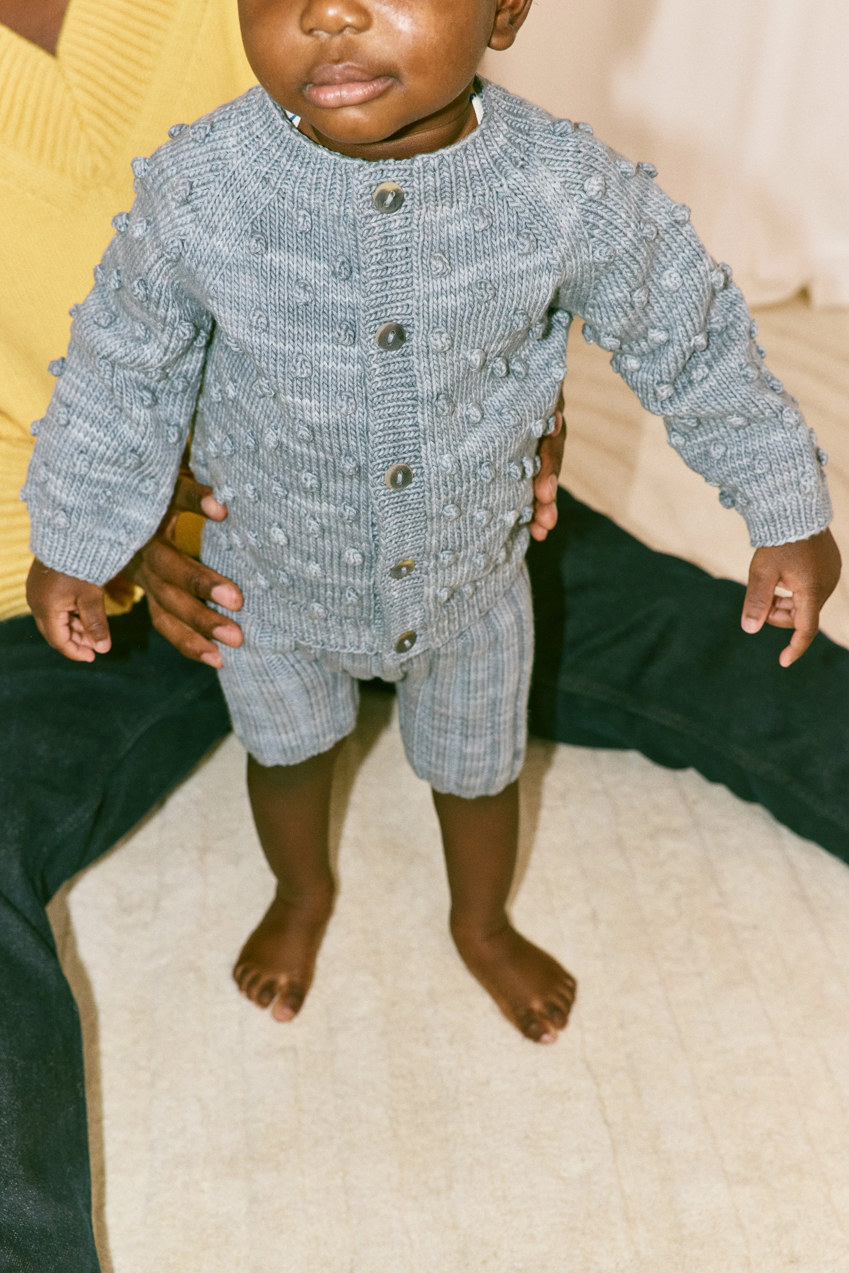 Baby Popcorn Cardigan - Image 3