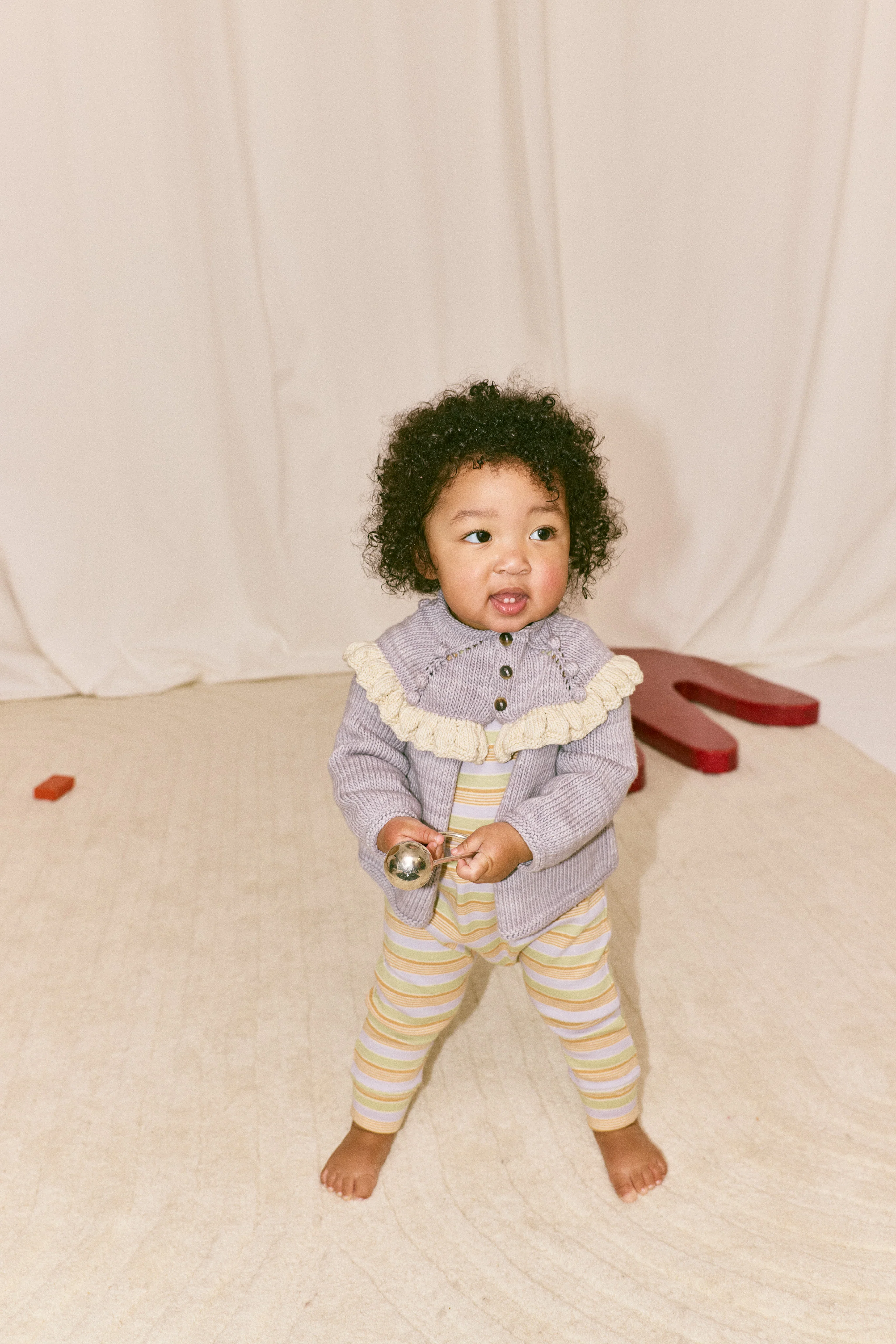 Baby Ruffle Cardigan - Image 3