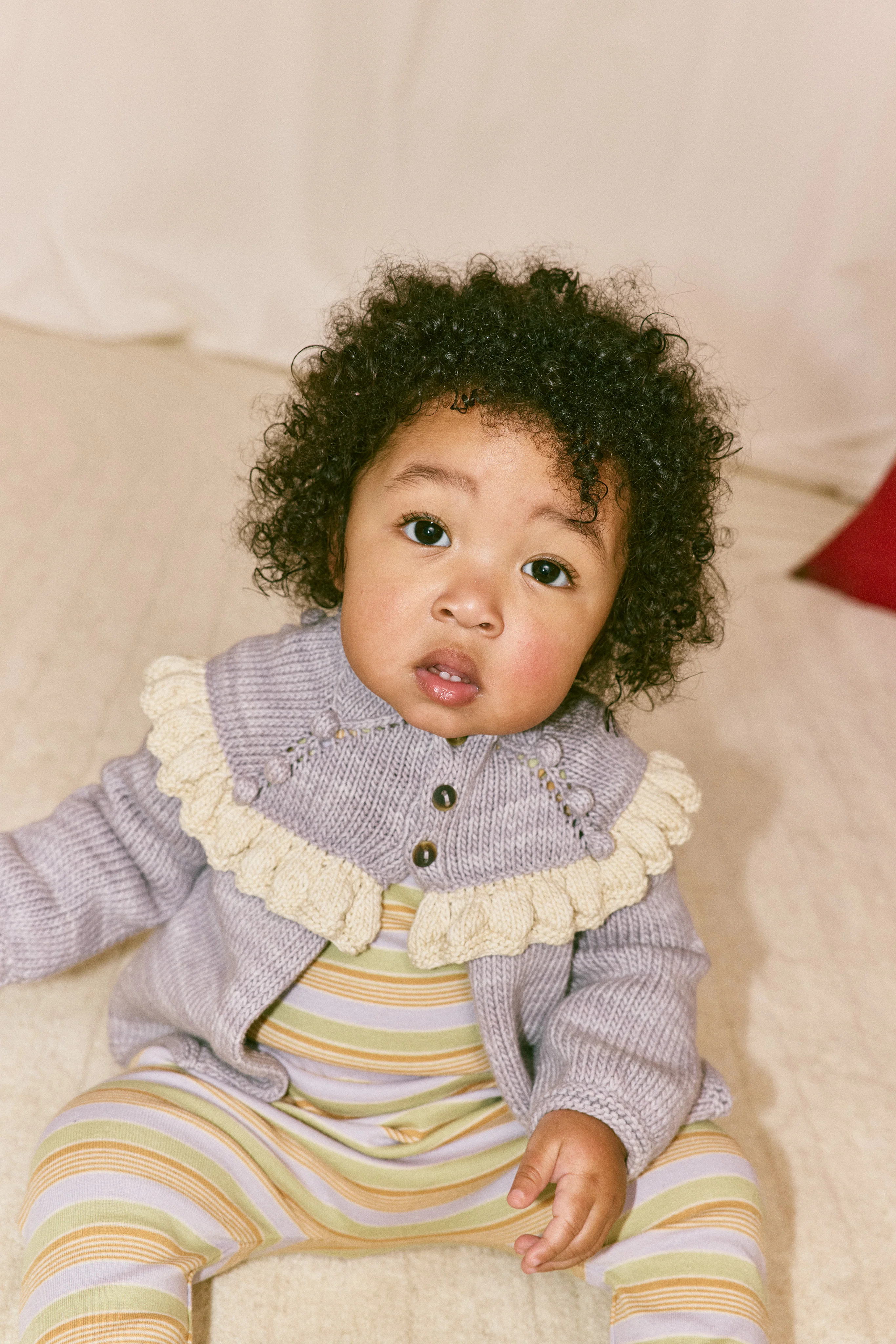 Baby Ruffle Cardigan - Image 4