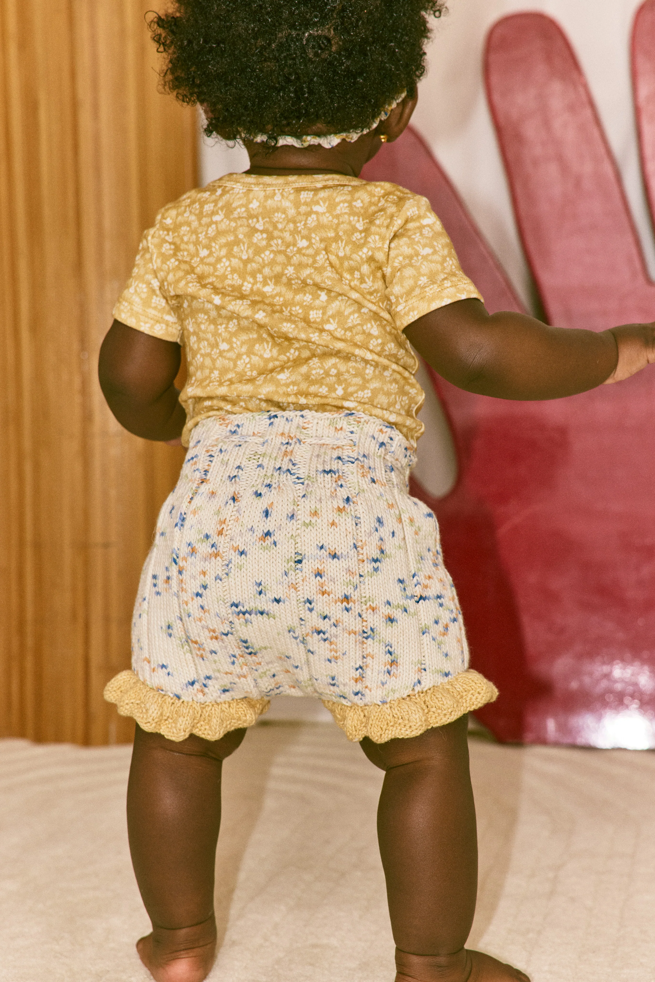 Baby Scallop Hem Short - Image 3