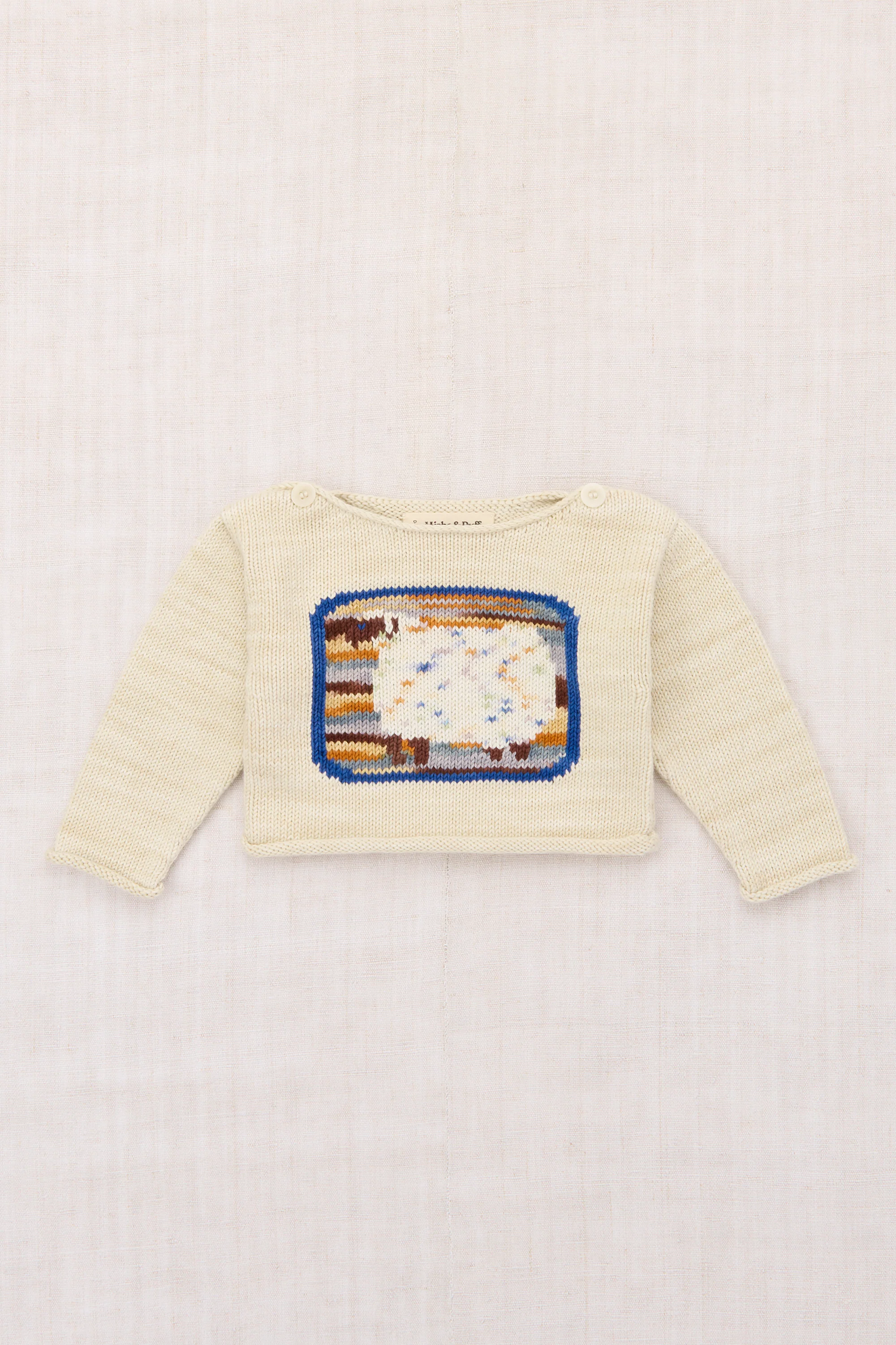 Baby Sheep Boatneck Sweater - Image 2