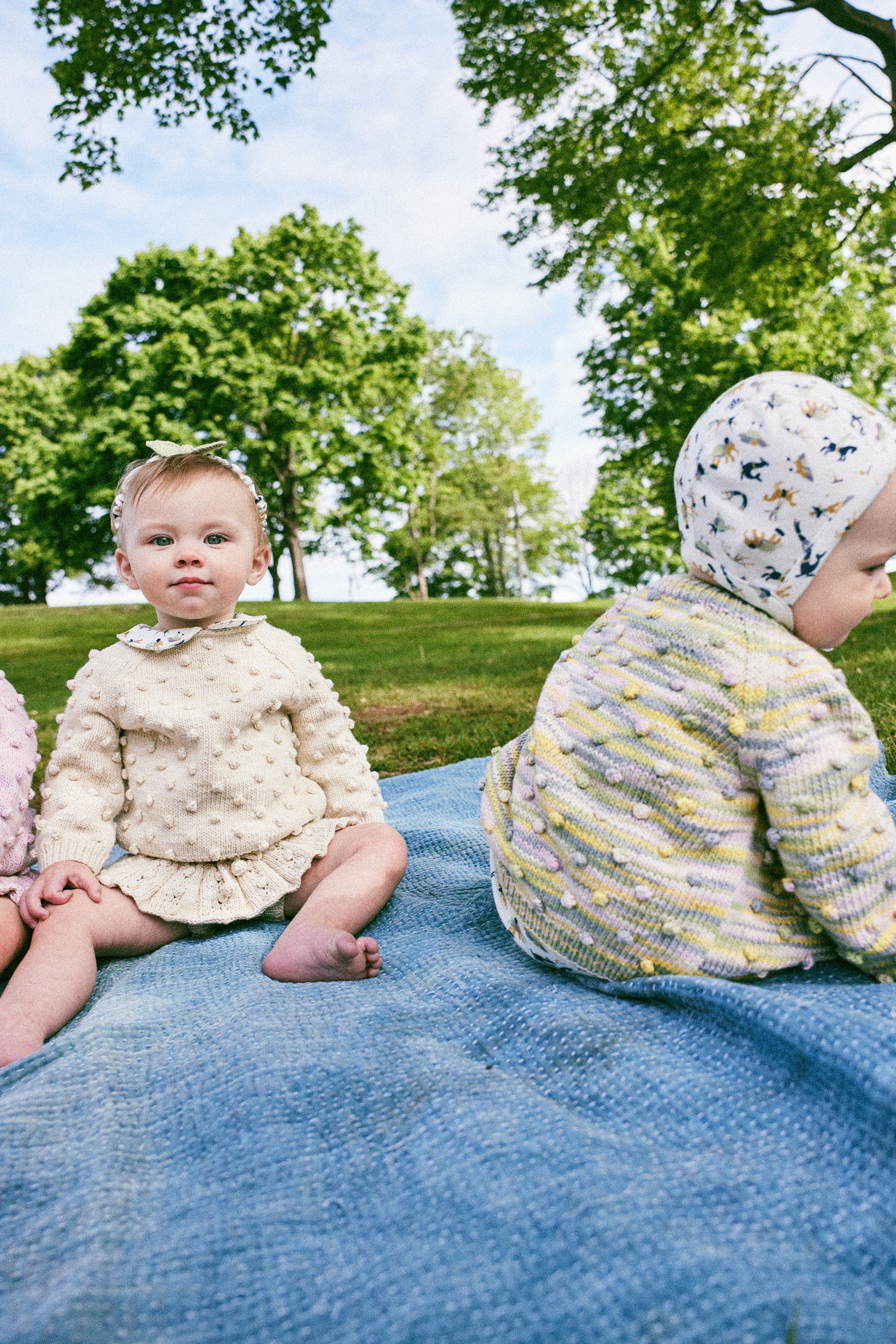 Baby Summer Popcorn Sweater - Image 2