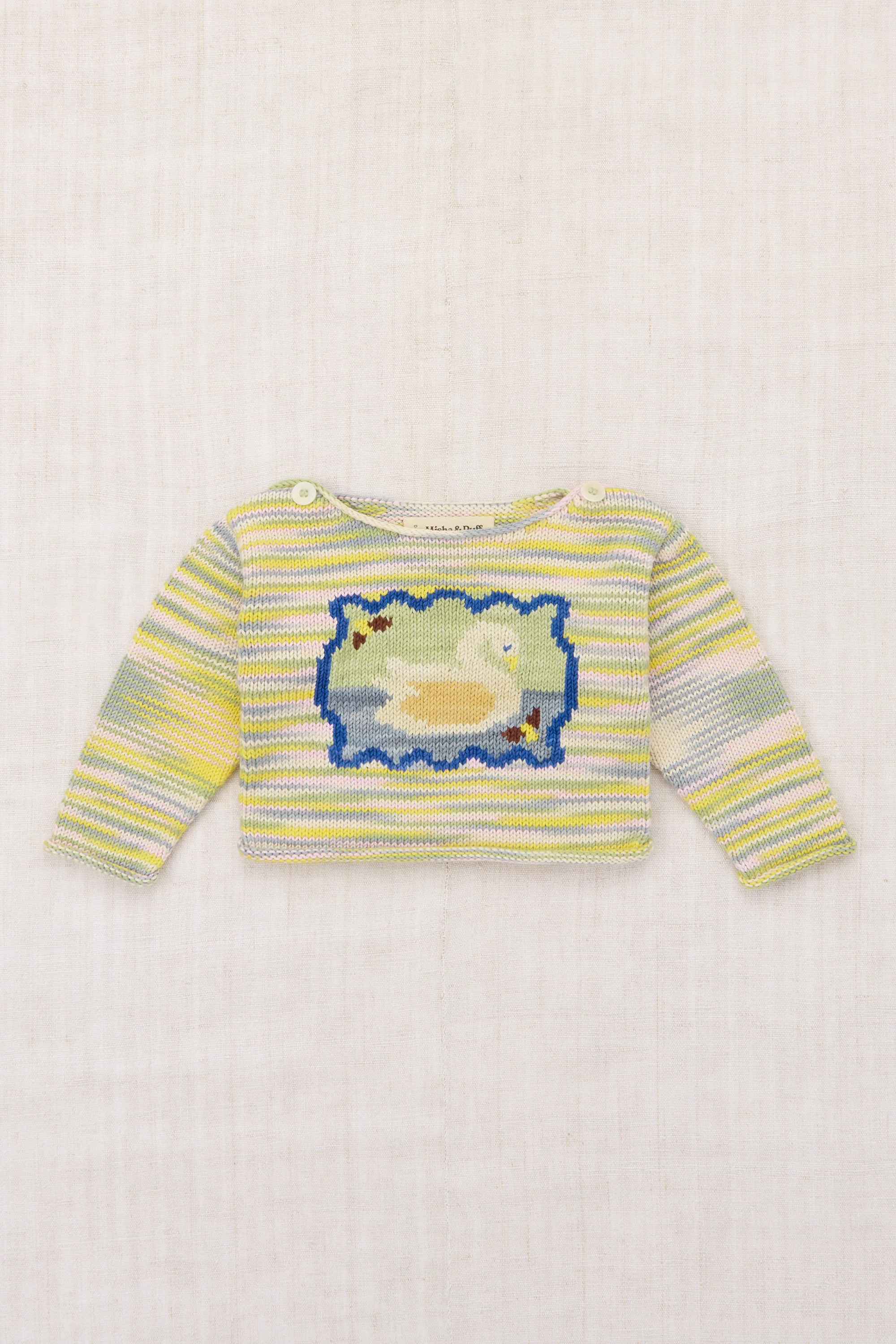 Baby Swan Boatneck Sweater - Image 2