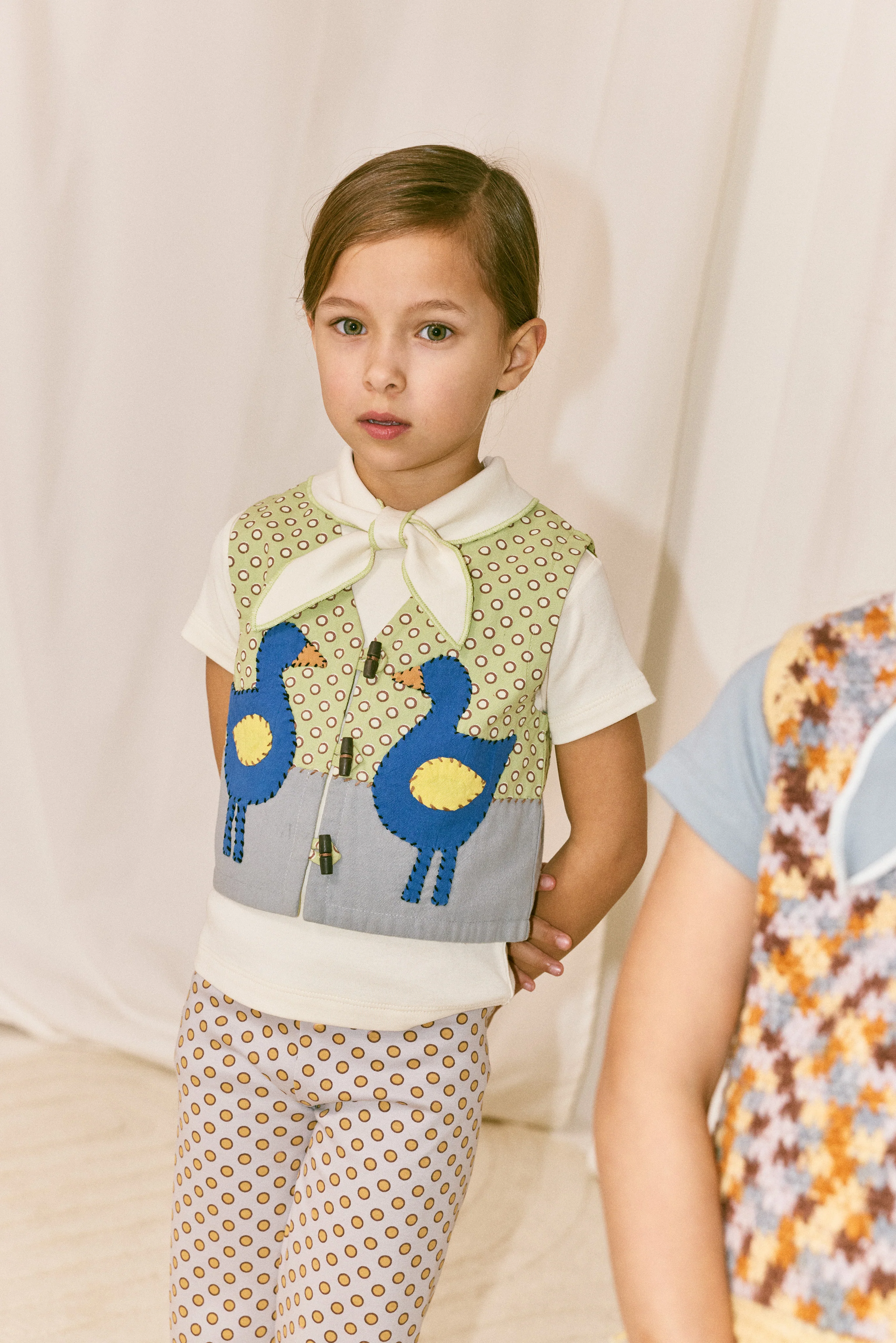 Flock Appliqué Vest - Image 2