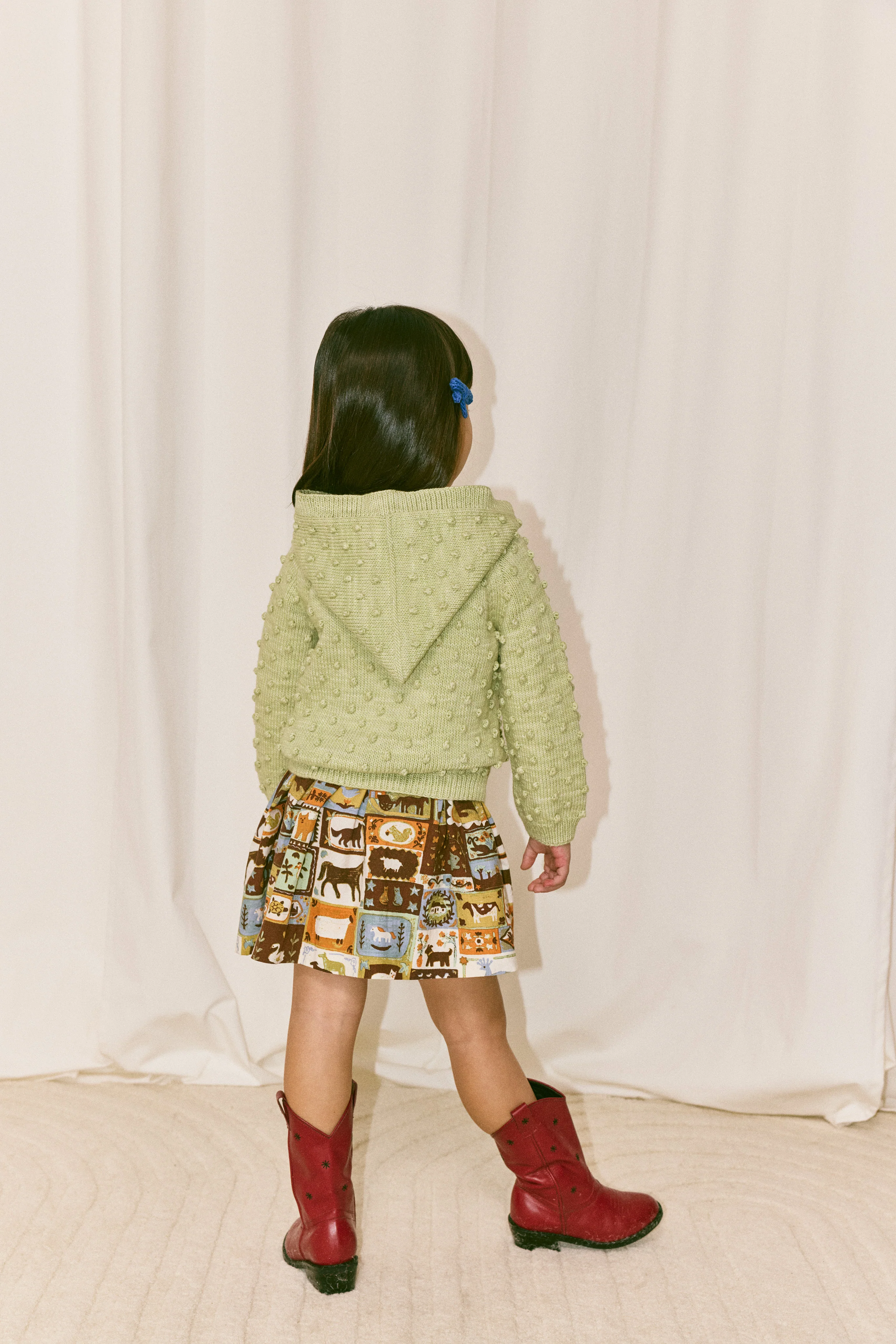 Hooded Popcorn Cardigan - Image 5