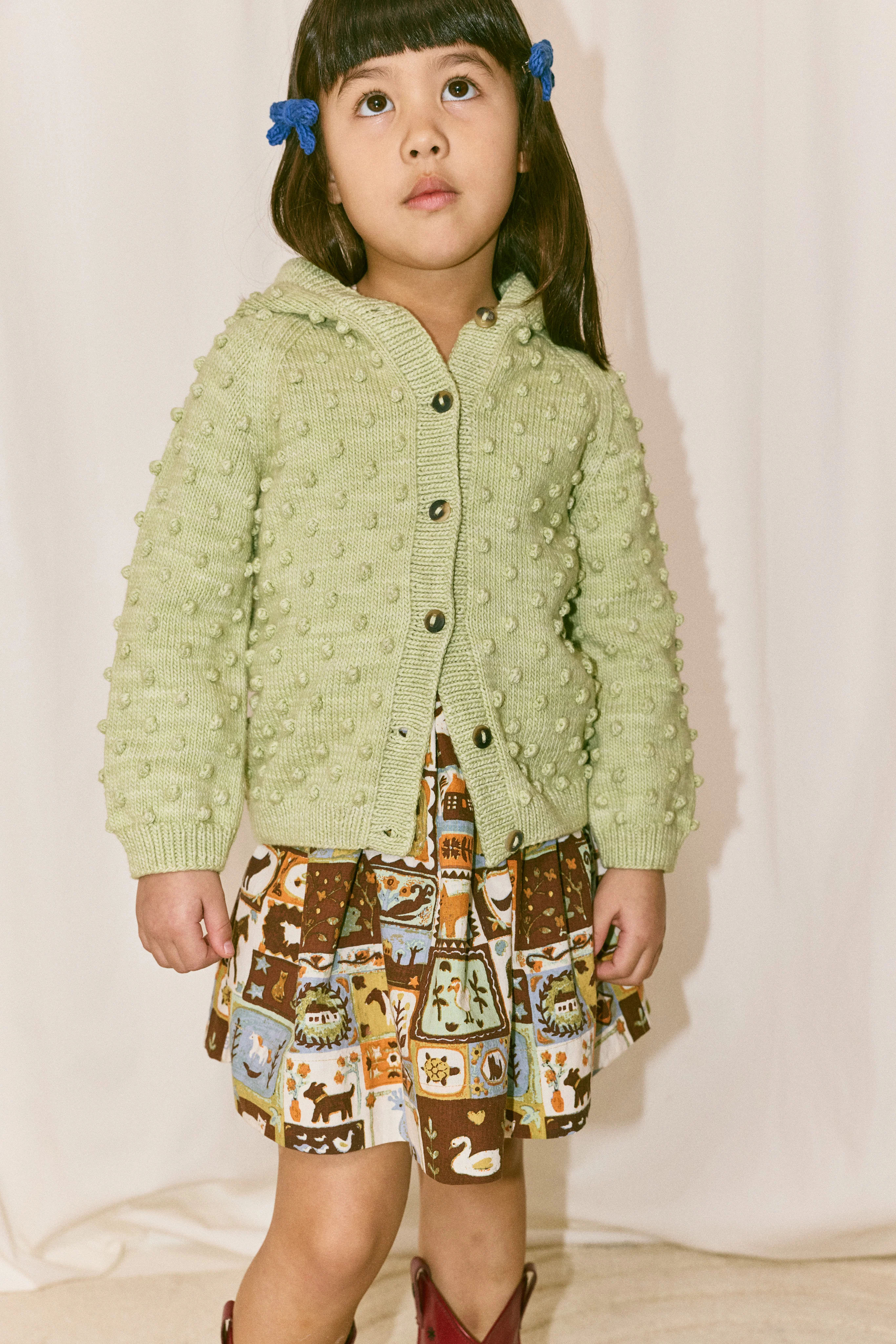 Hooded Popcorn Cardigan - Image 6