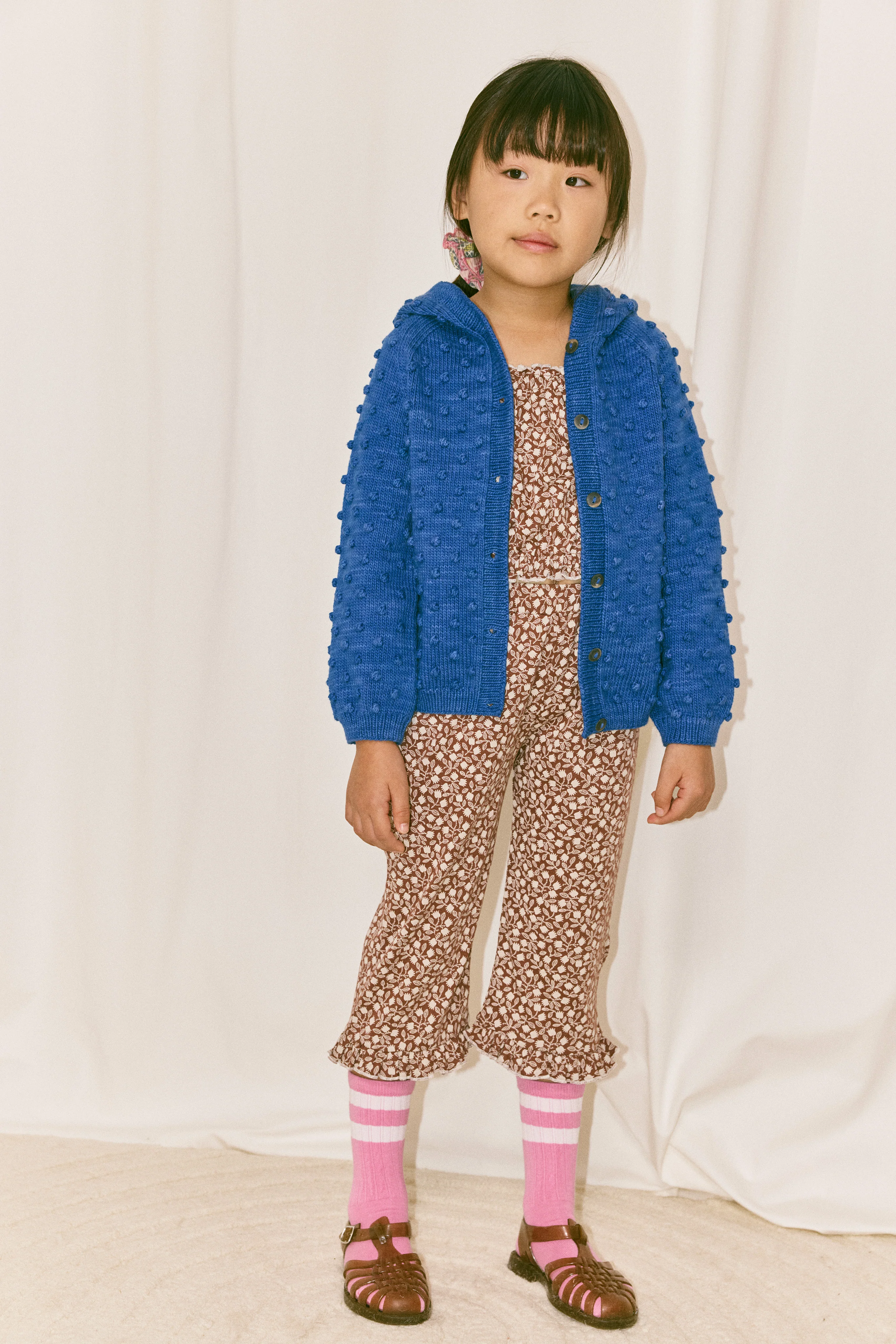 Hooded Popcorn Cardigan - Image 2