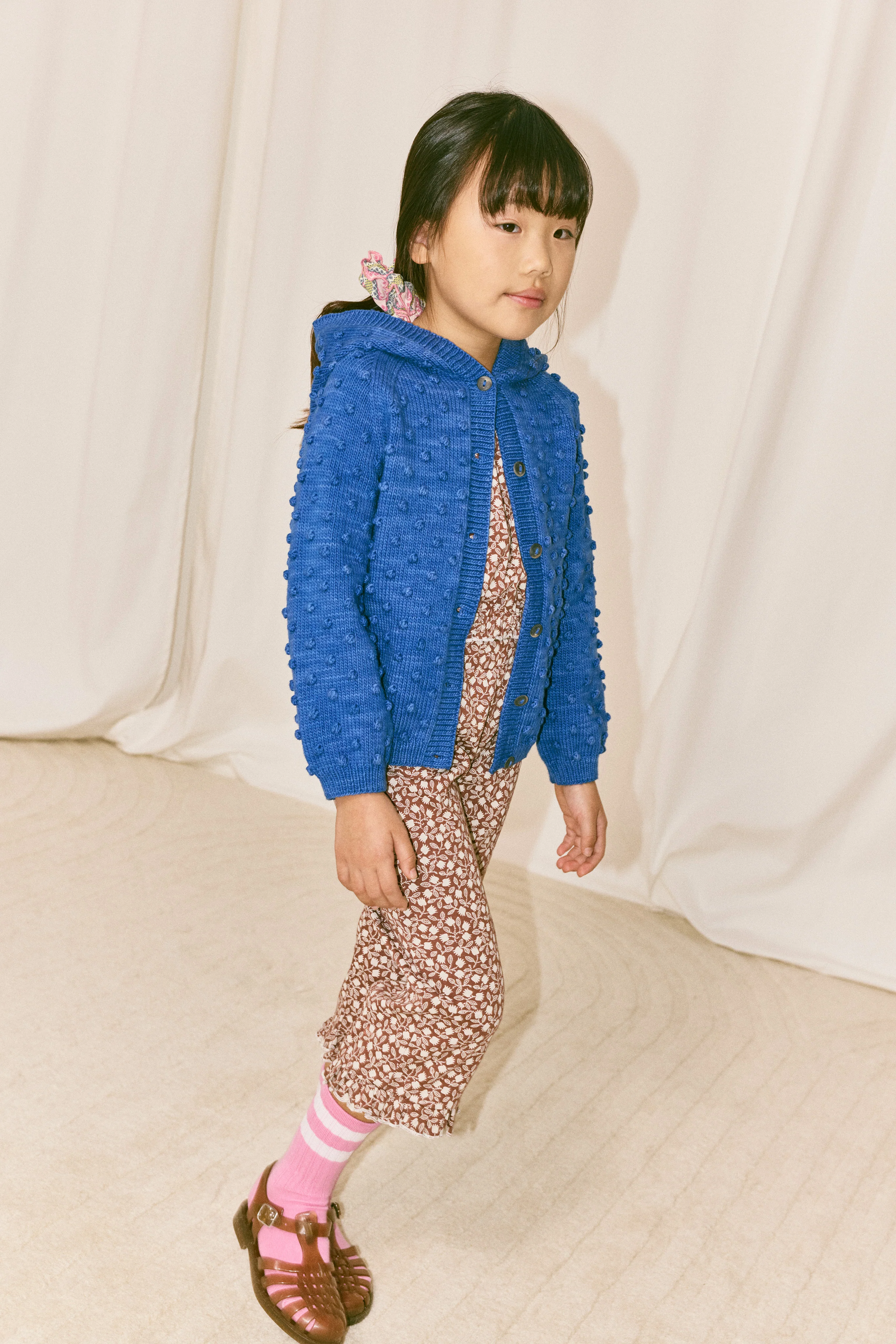 Hooded Popcorn Cardigan - Image 3