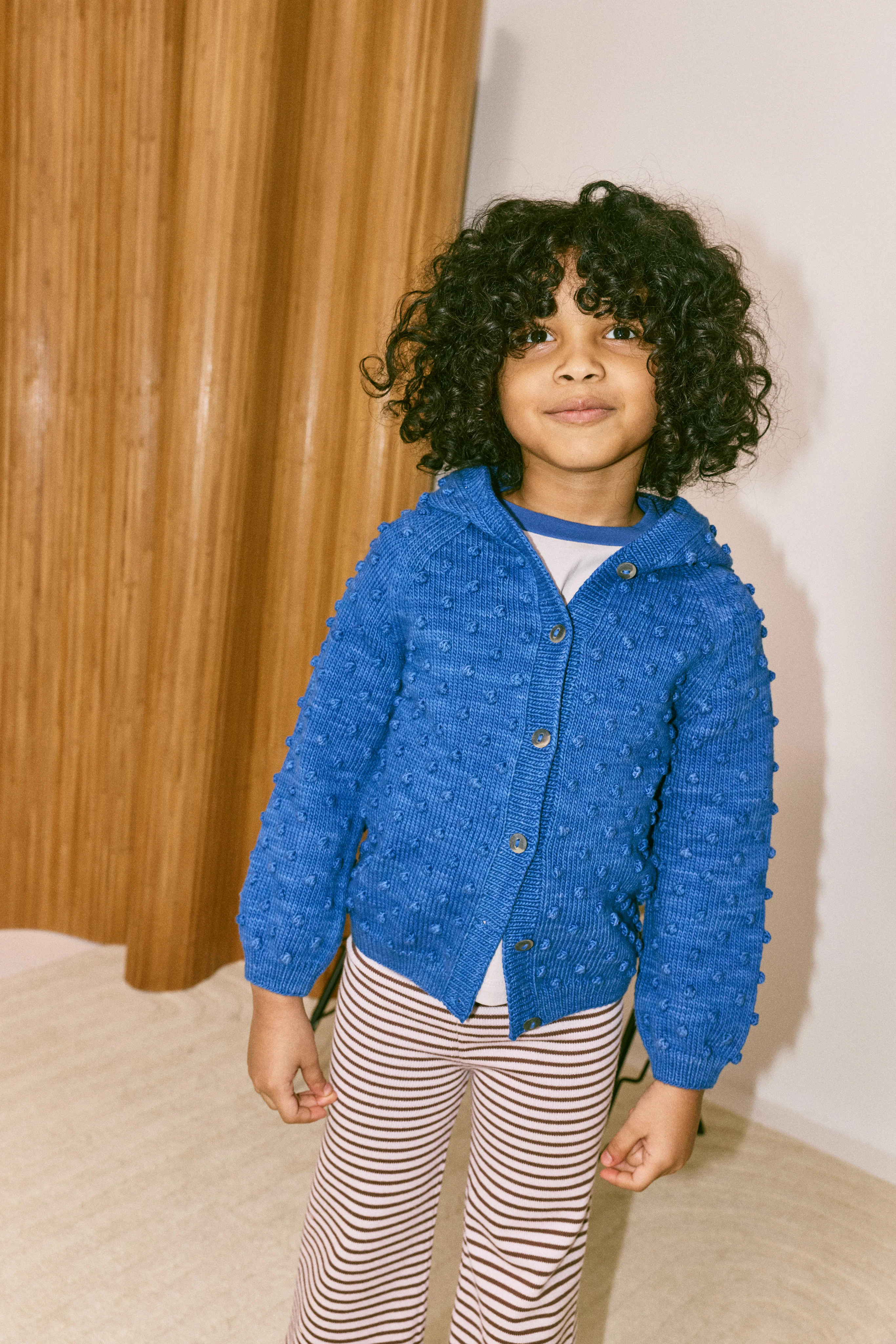 Hooded Popcorn Cardigan - Image 5