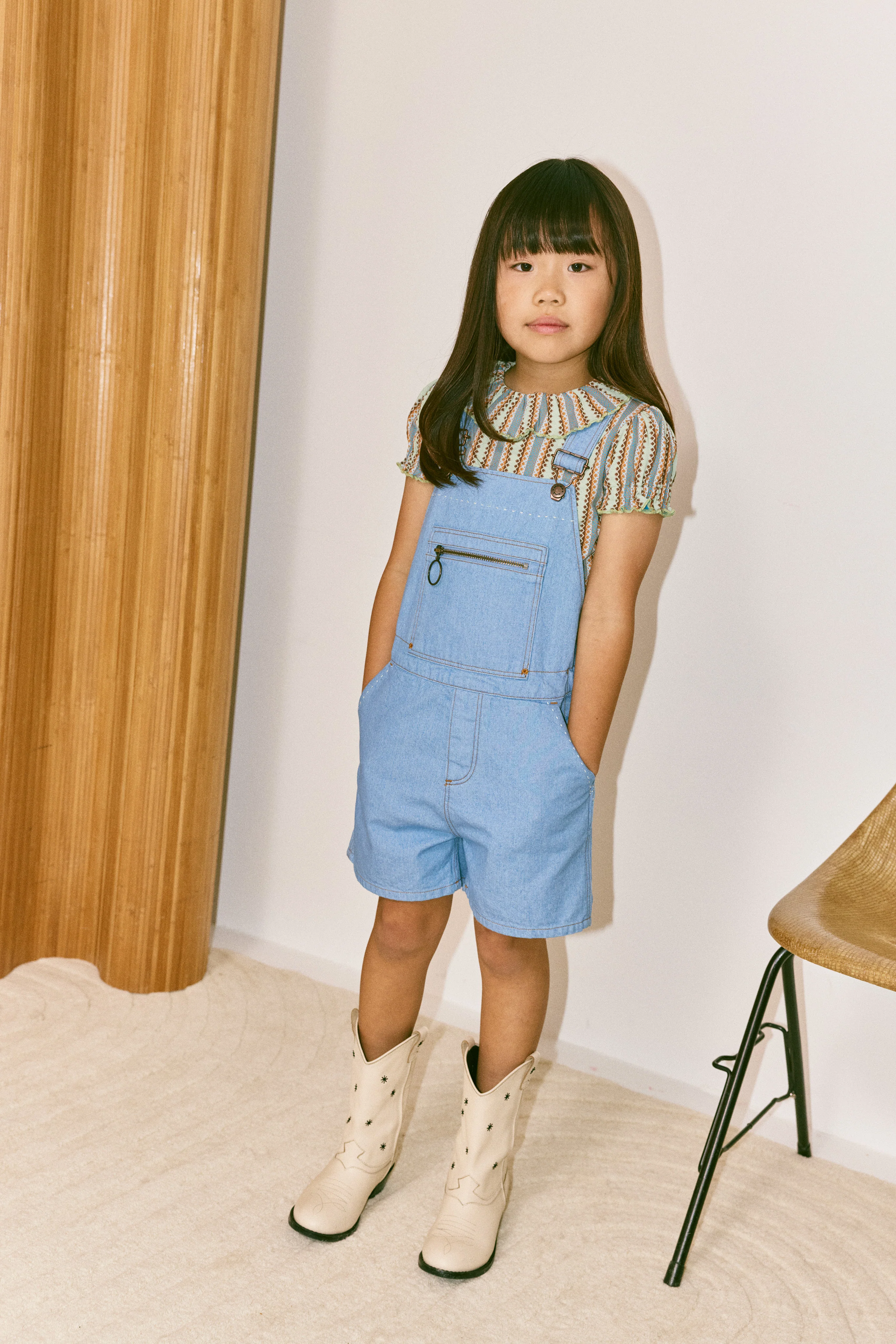 Zip Overall Shorts - Image 3