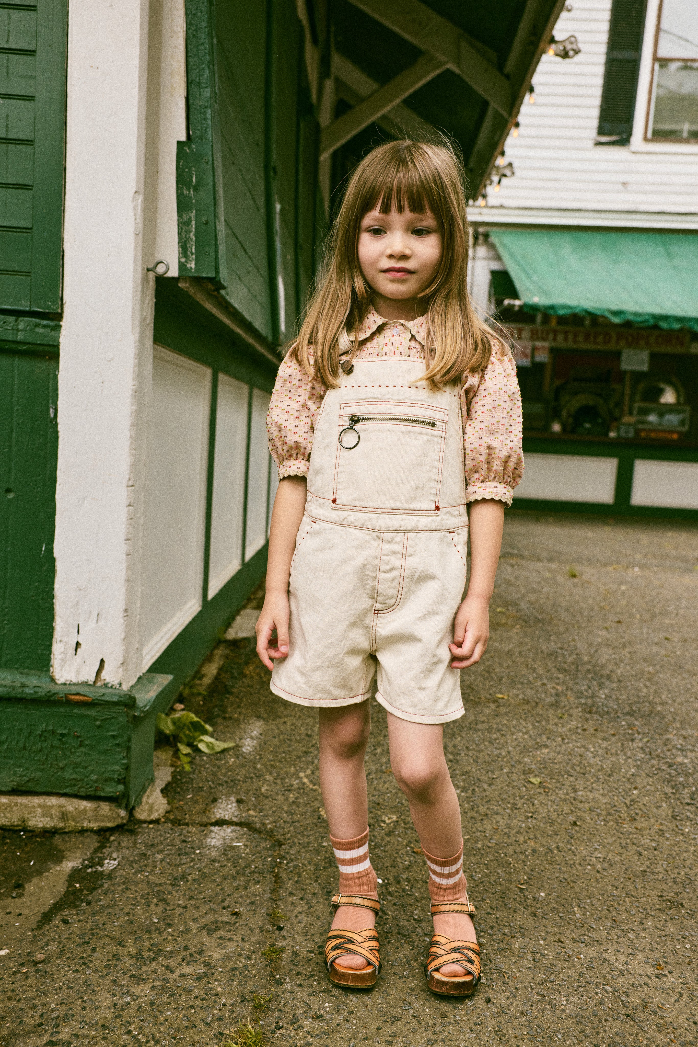 Zip Overall Shorts - Image 2