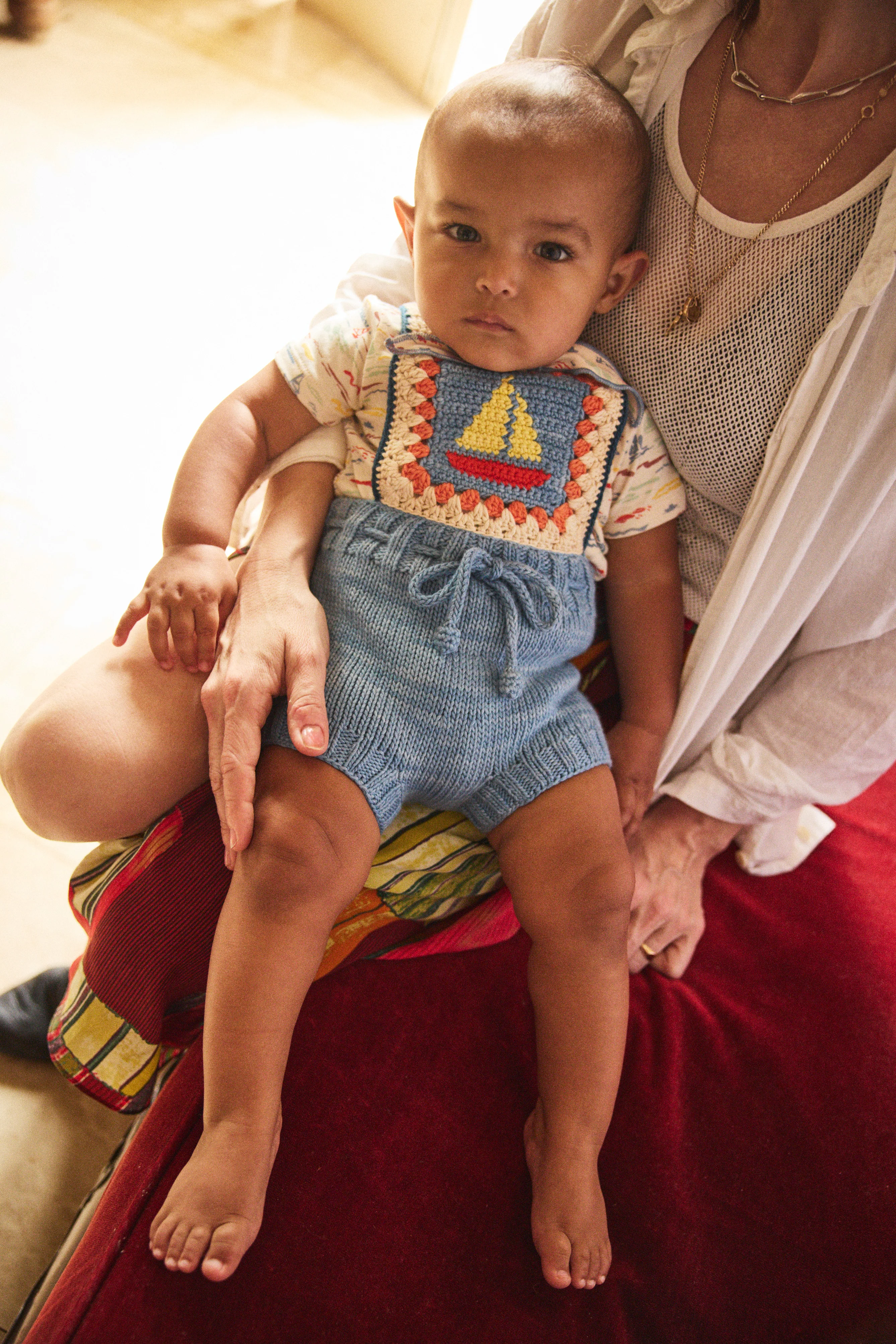 Baby Dory Crochet Romper - Image 2