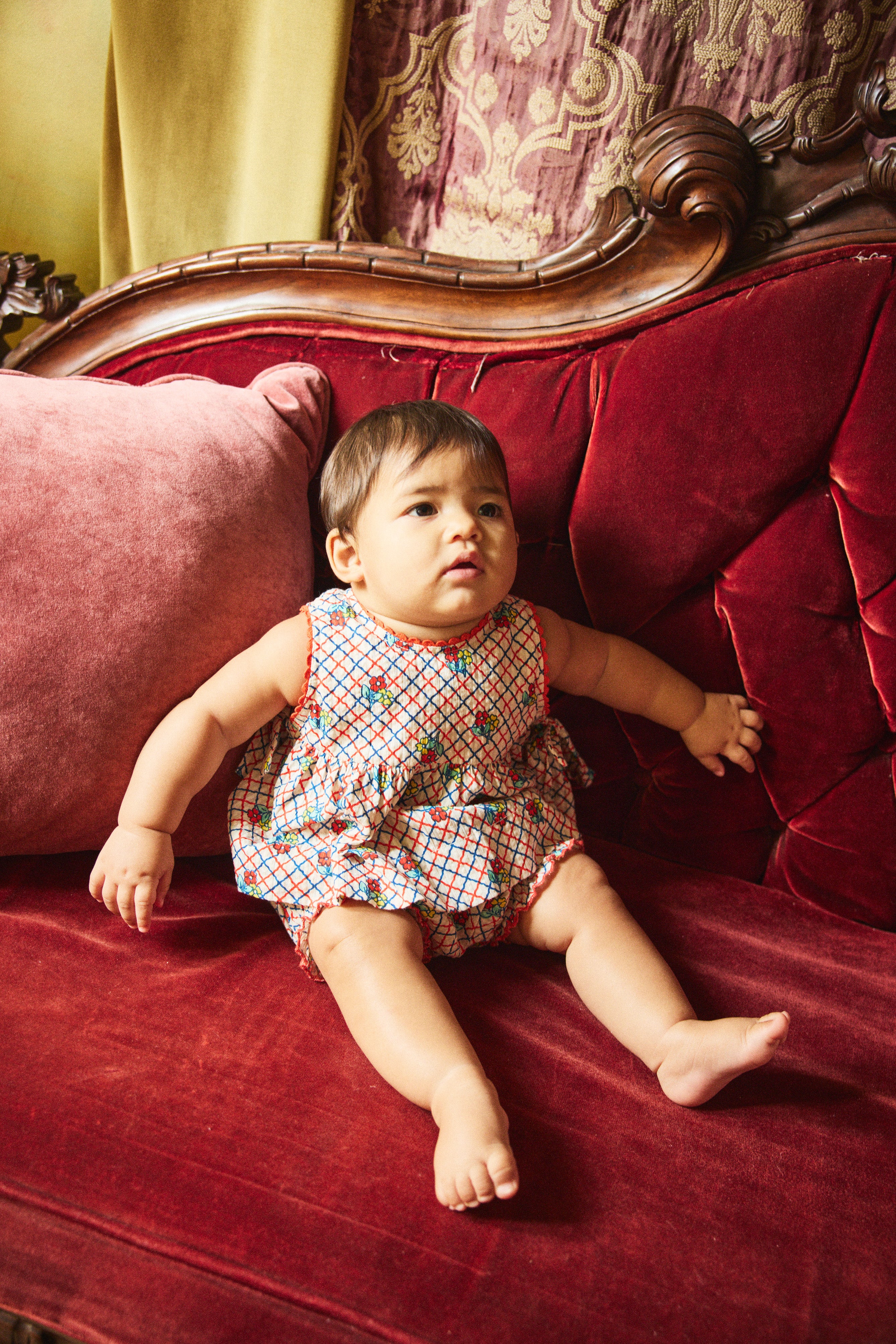 Baby Seersucker Bloomer - Image 3