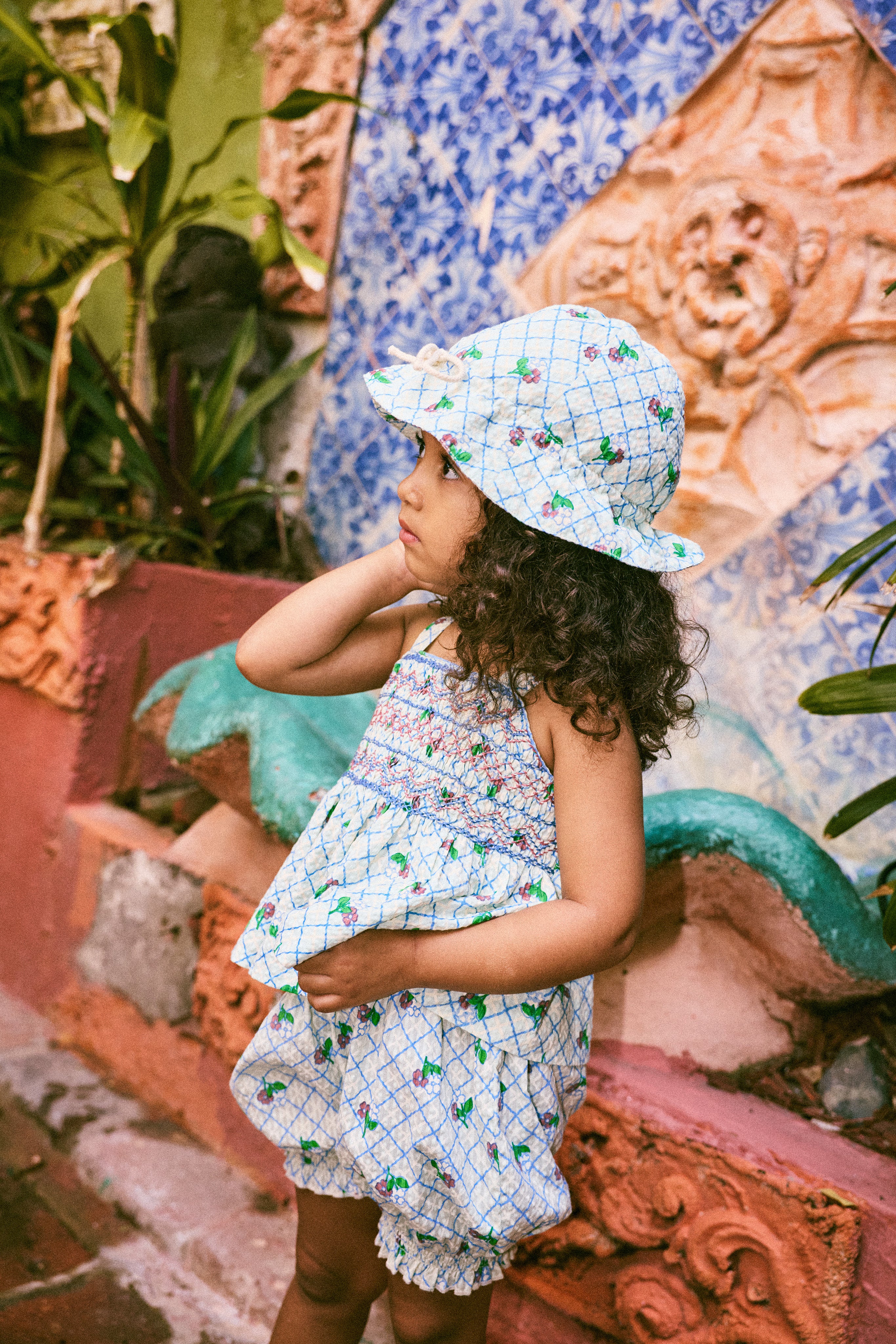 Seersucker Picnic Hat - Image 4