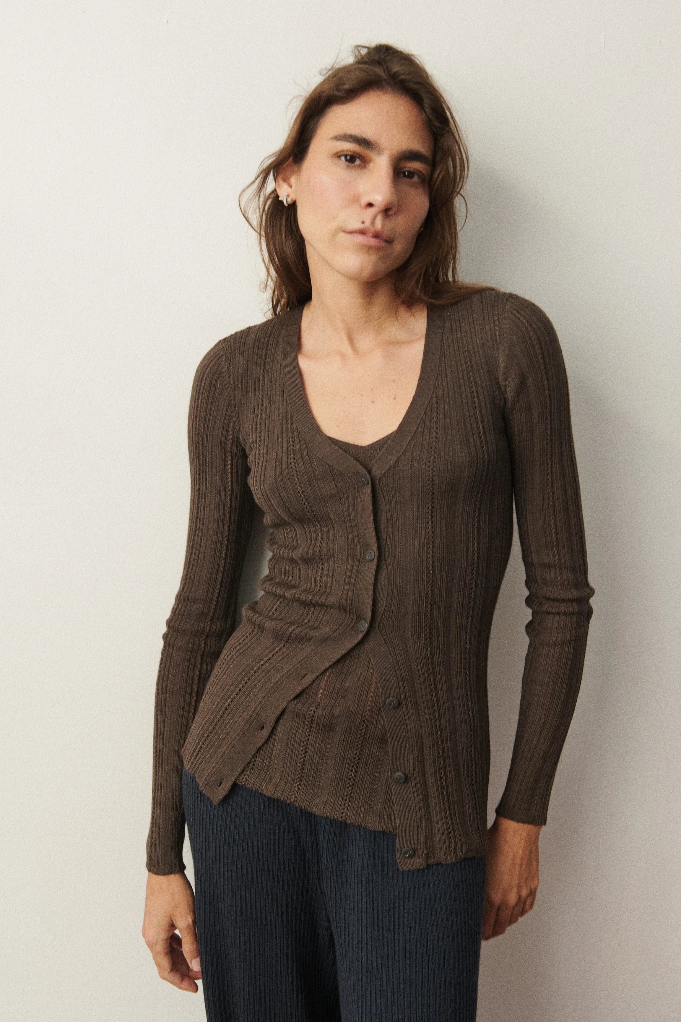 Fluted Lace Bergen Cardigan - Image 5
