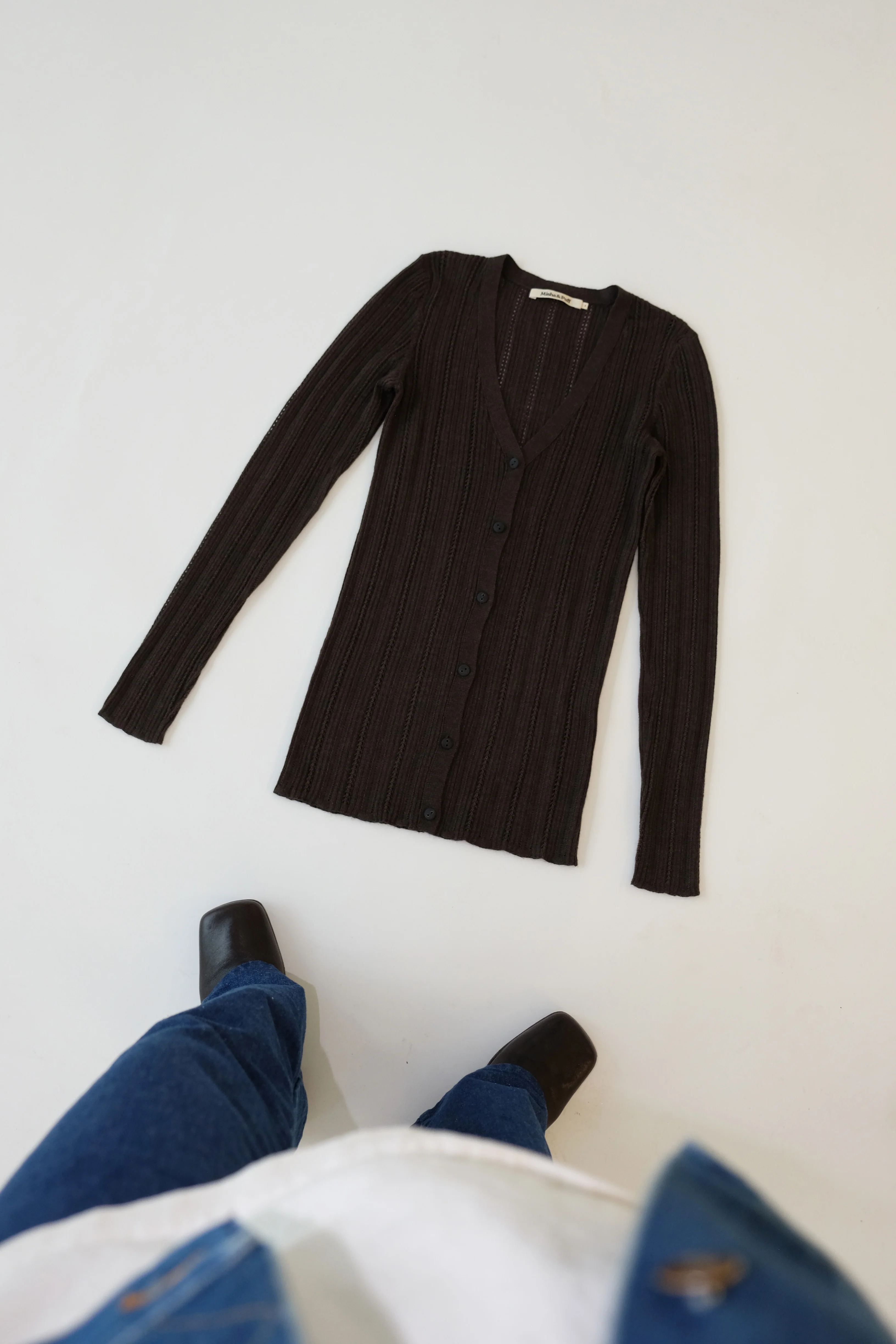 Fluted Lace Bergen Cardigan - Image 7