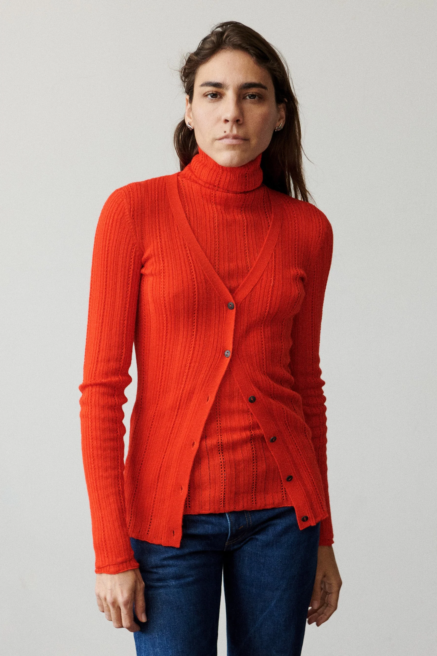 Fluted Lace Bergen Cardigan - Image 4