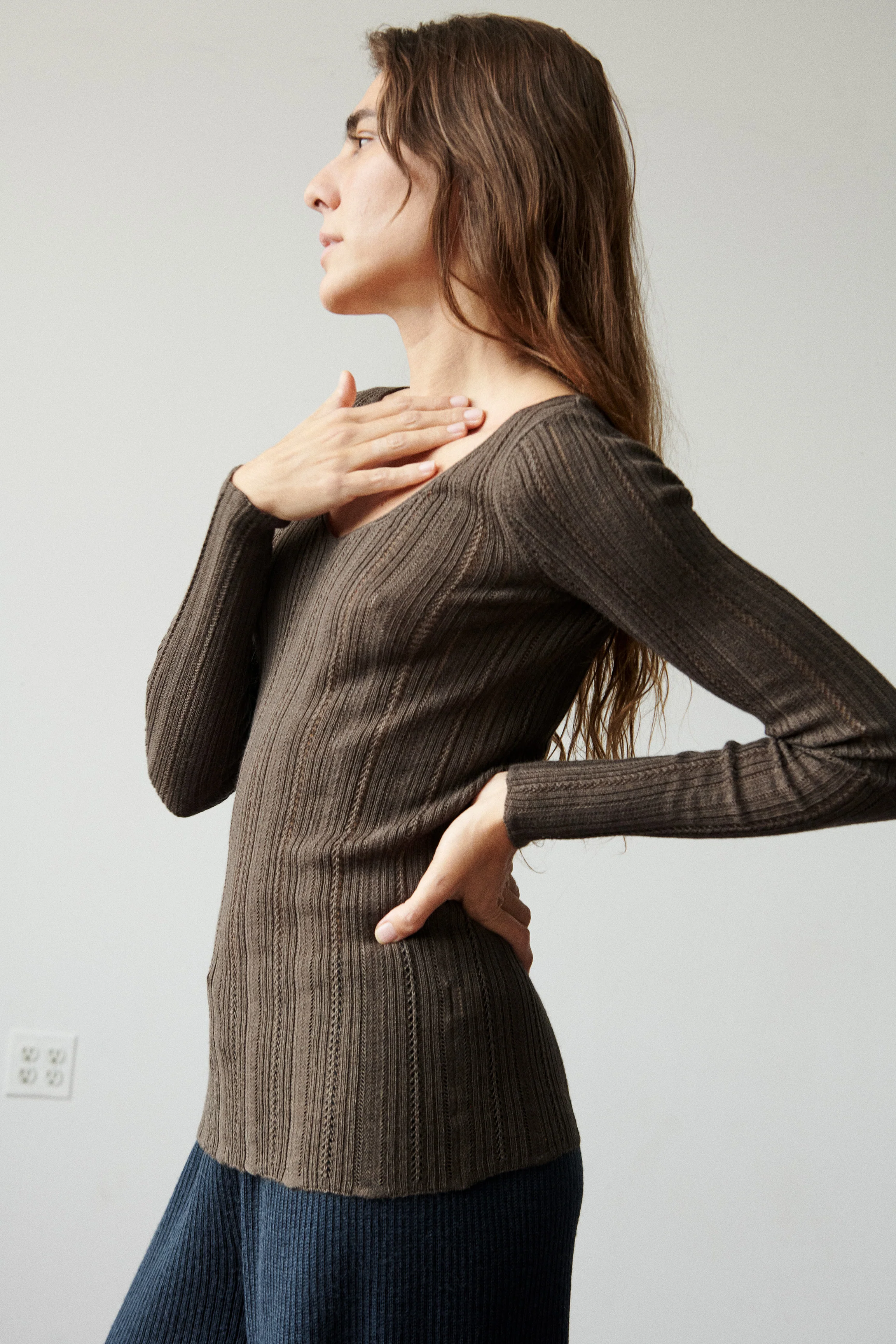 Fluted Lace Sinead Top - Image 2