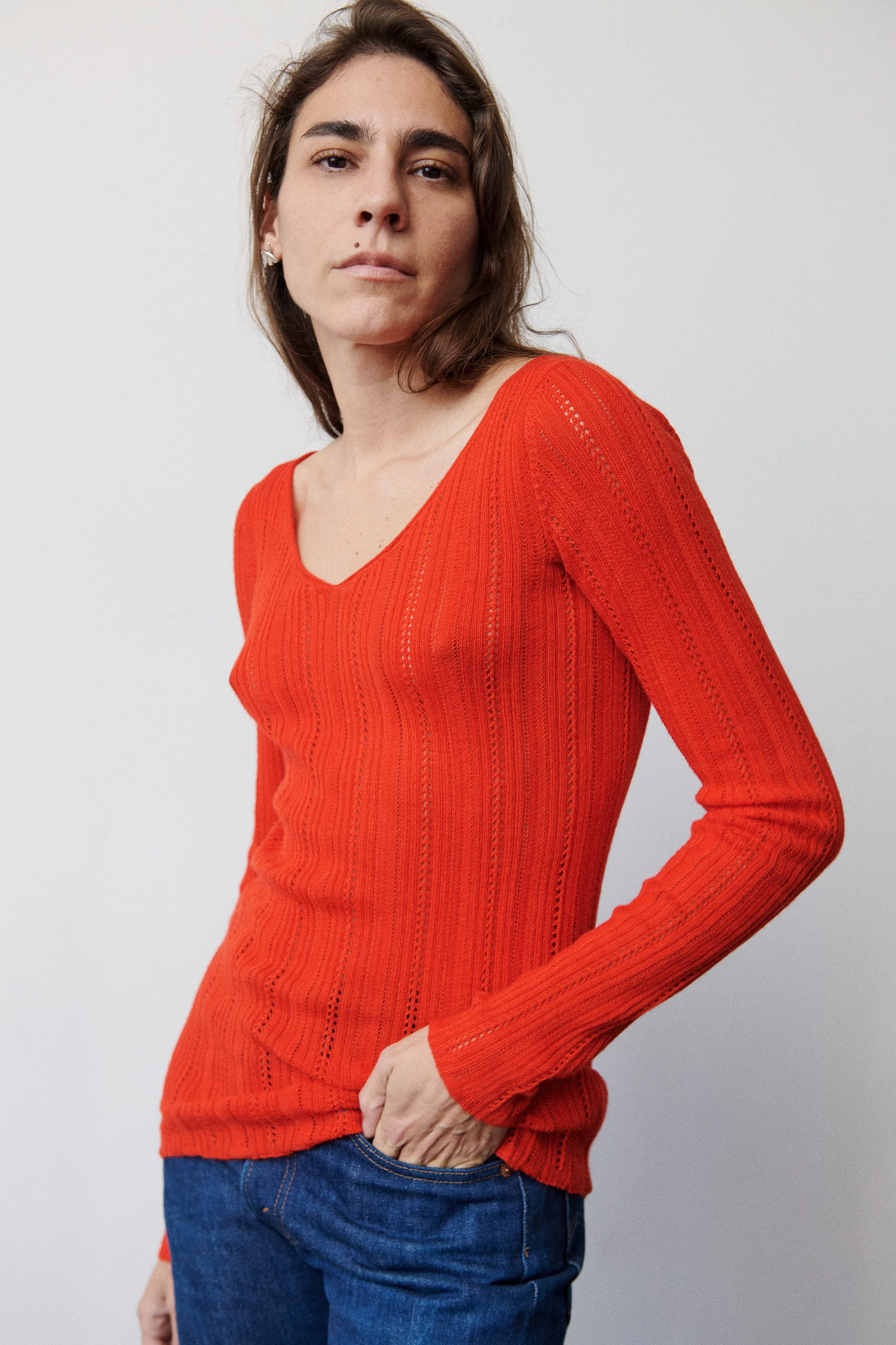 Fluted Lace Sinead Top - Image 4