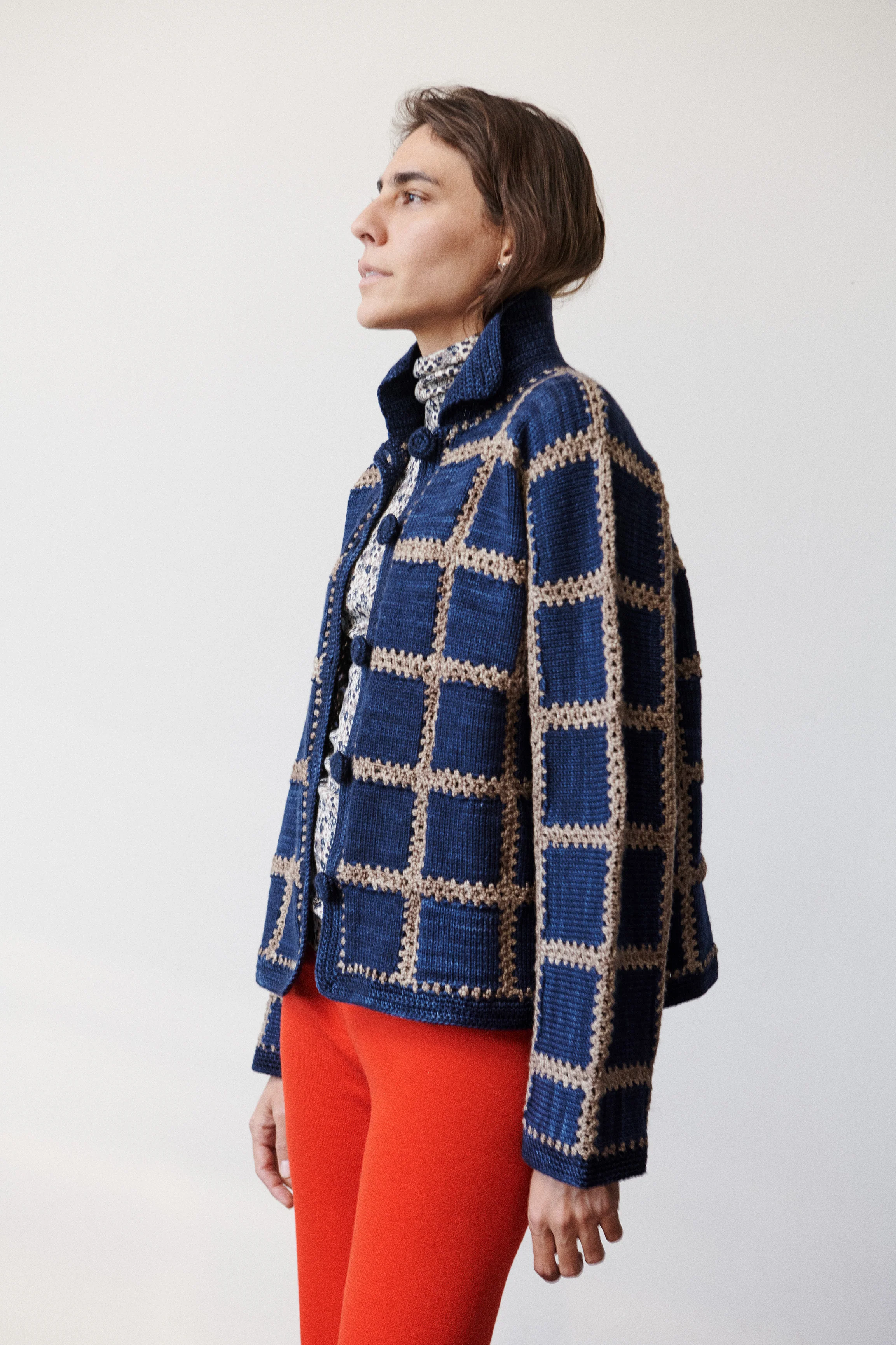 Ladder Square Cardigan - Image 6