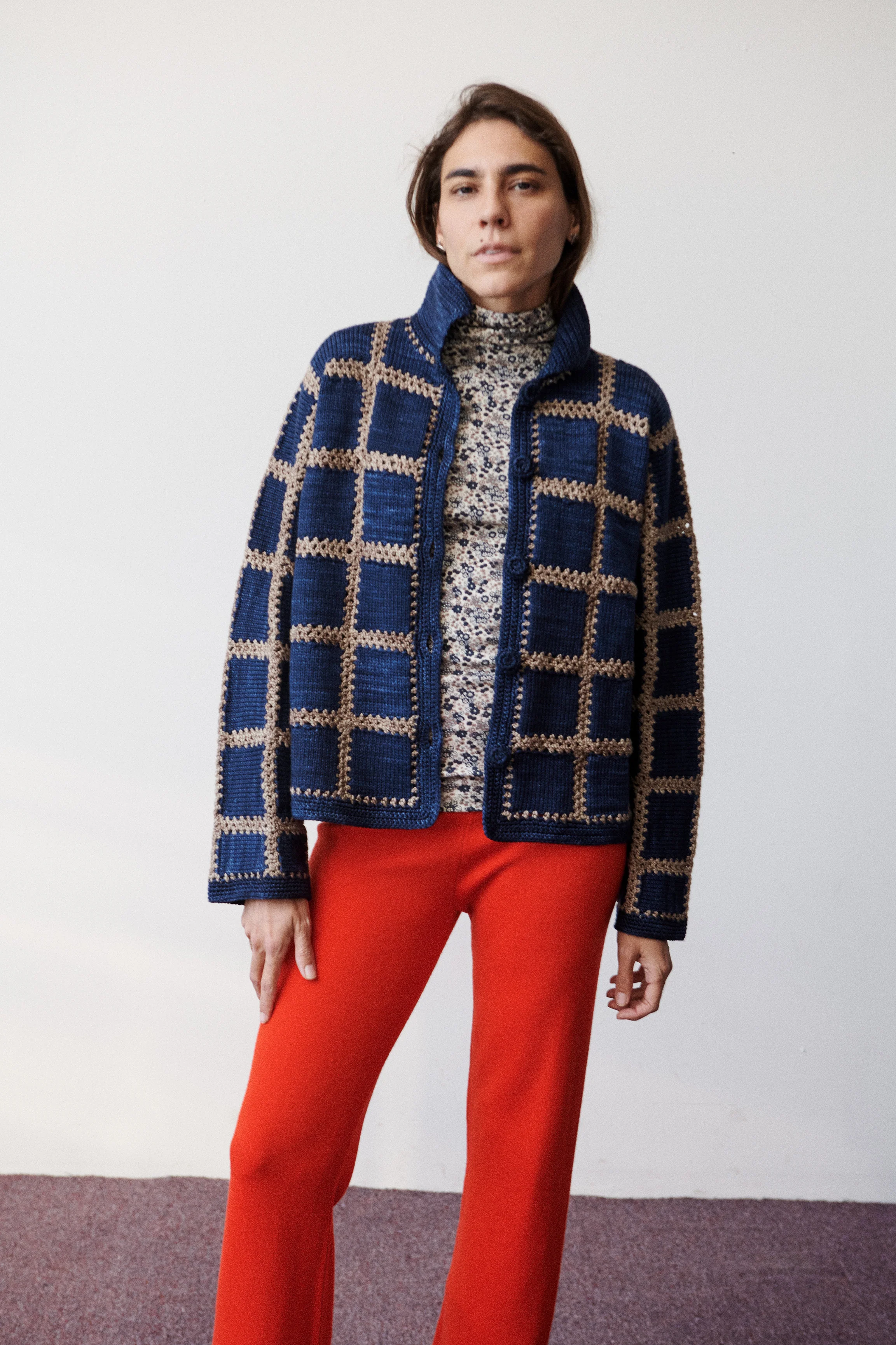 Ladder Square Cardigan - Image 8
