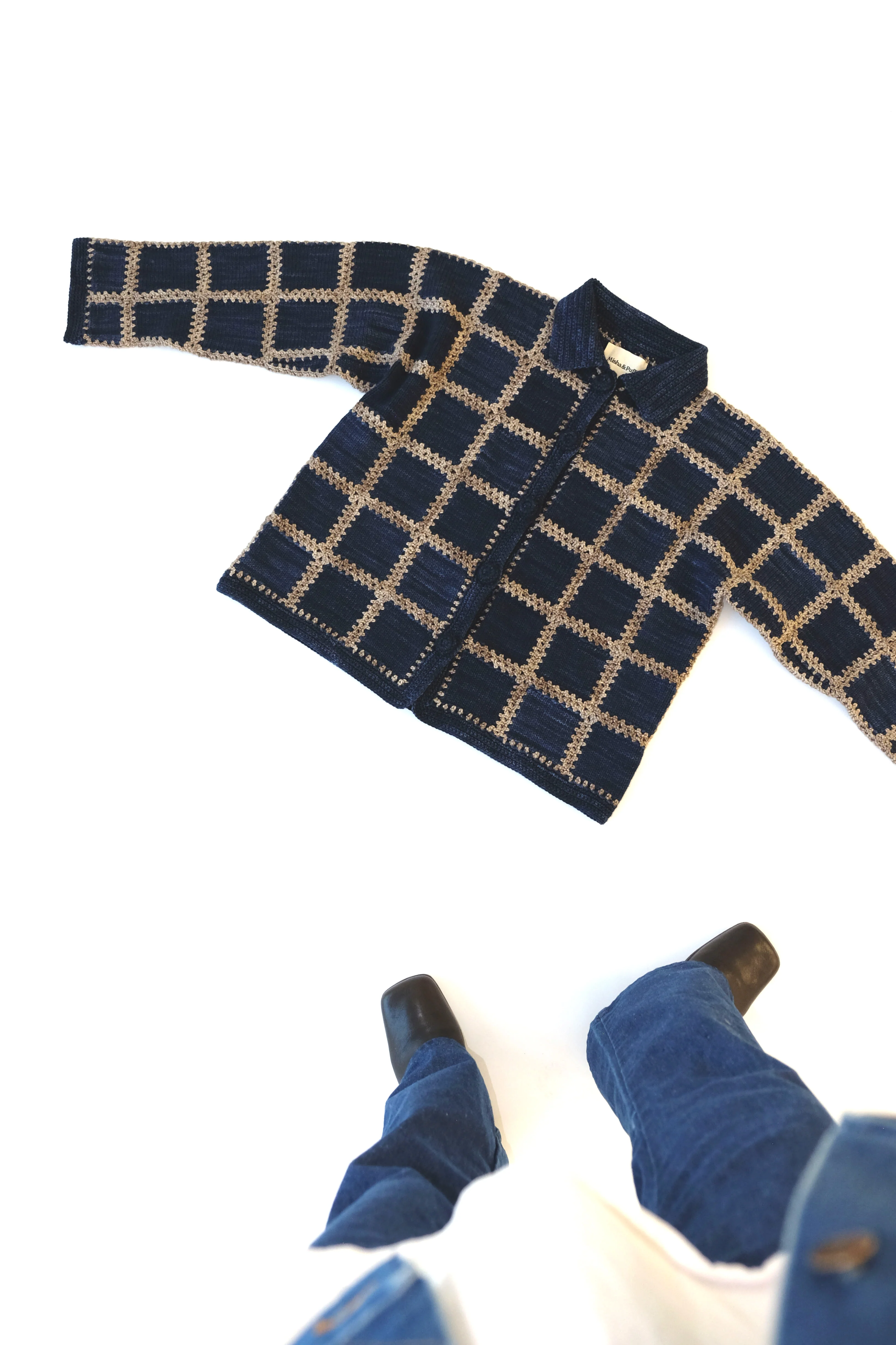 Ladder Square Cardigan - Image 9
