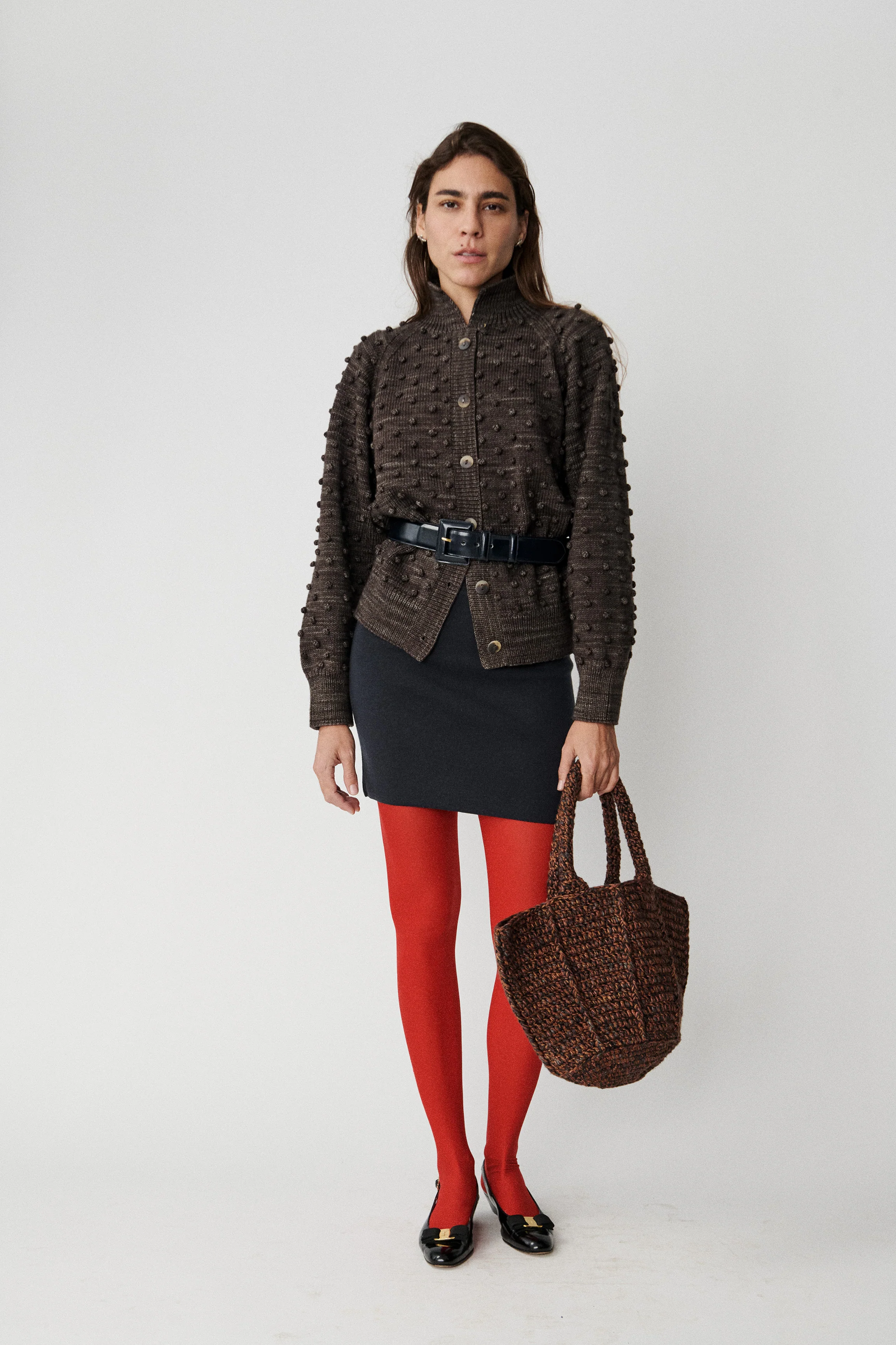 Popcorn Polo Cardigan - Image 2