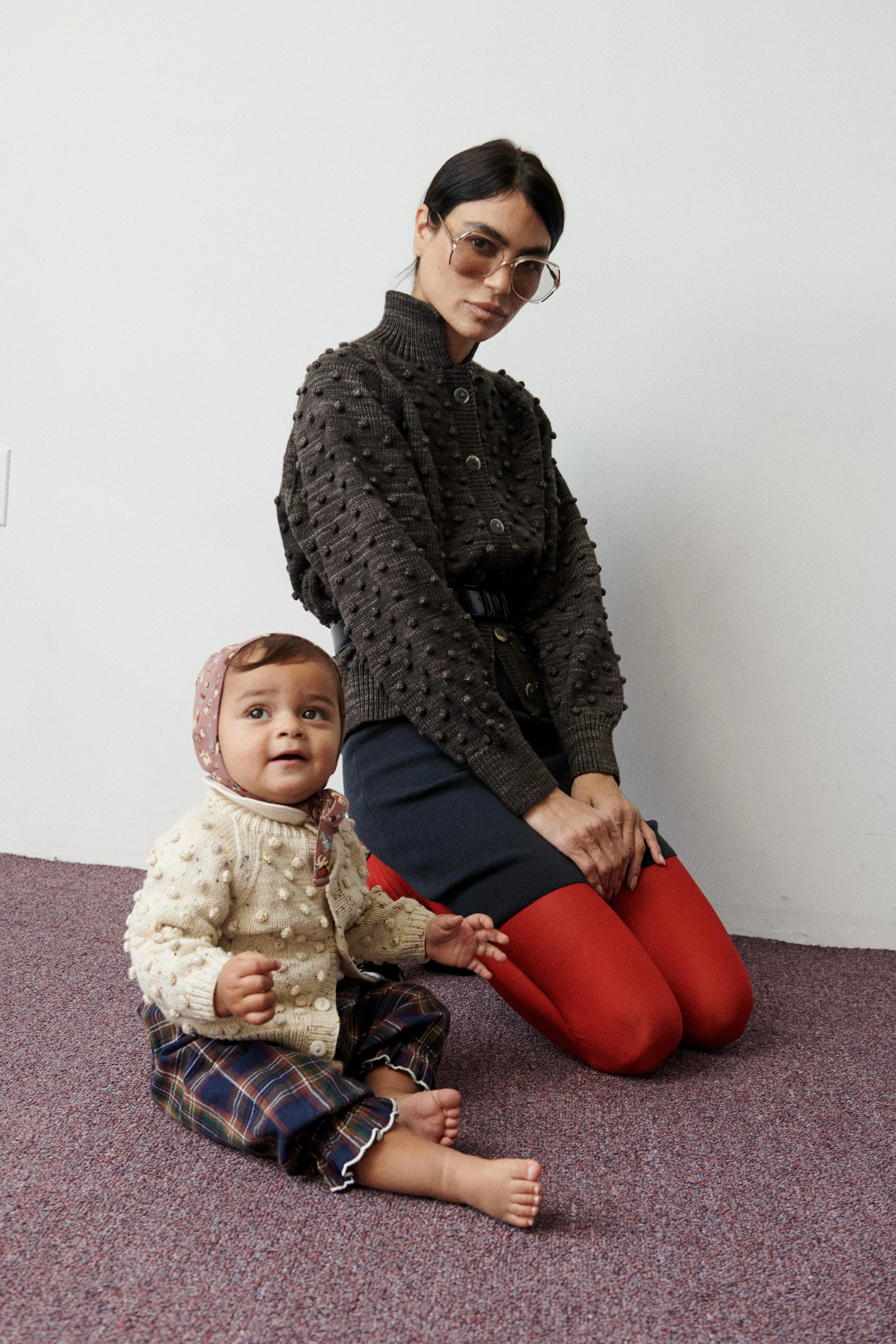 Popcorn Polo Cardigan - Image 4