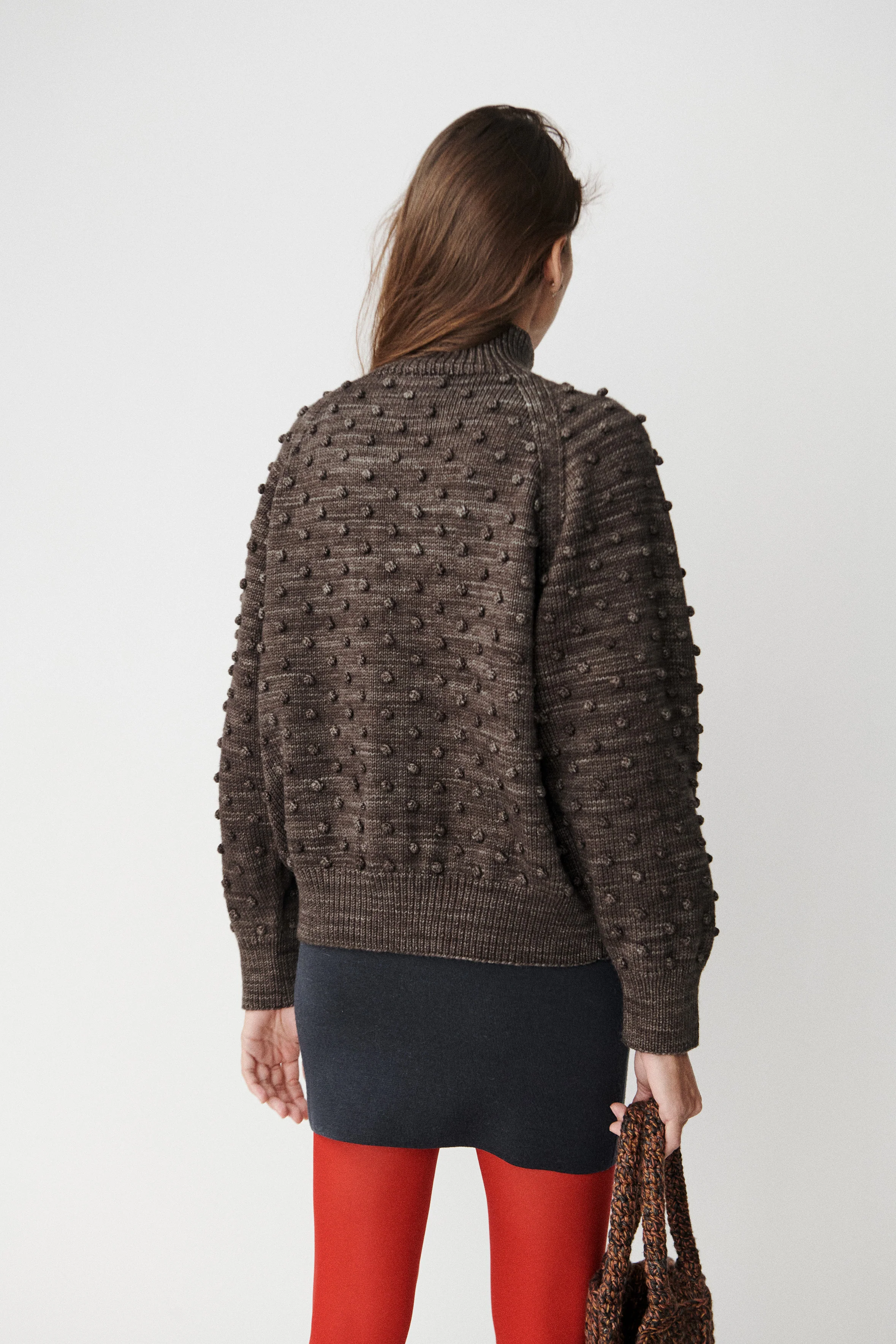 Popcorn Polo Cardigan - Image 8
