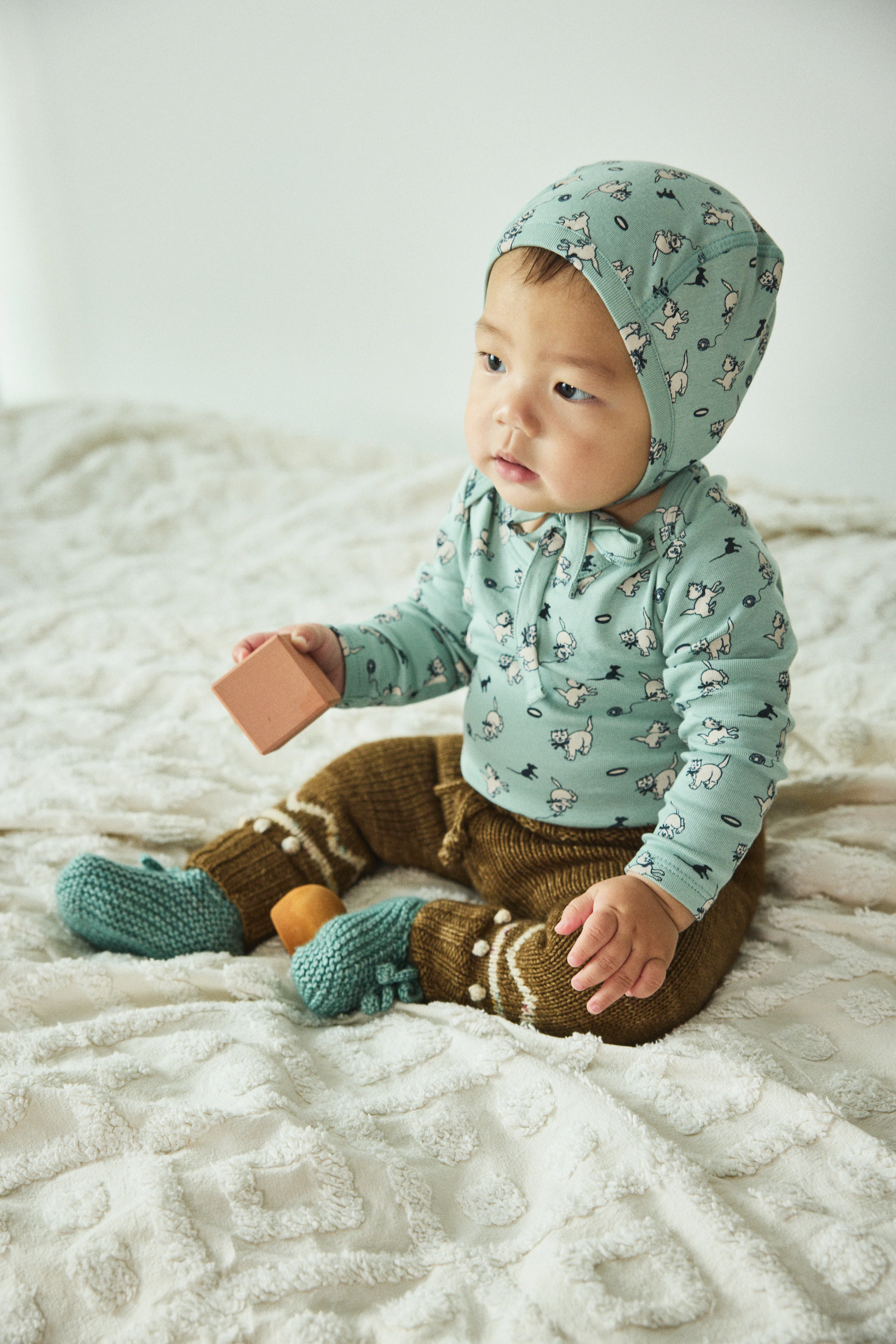 Baby Long Sleeve Lap Onesie - Image 2