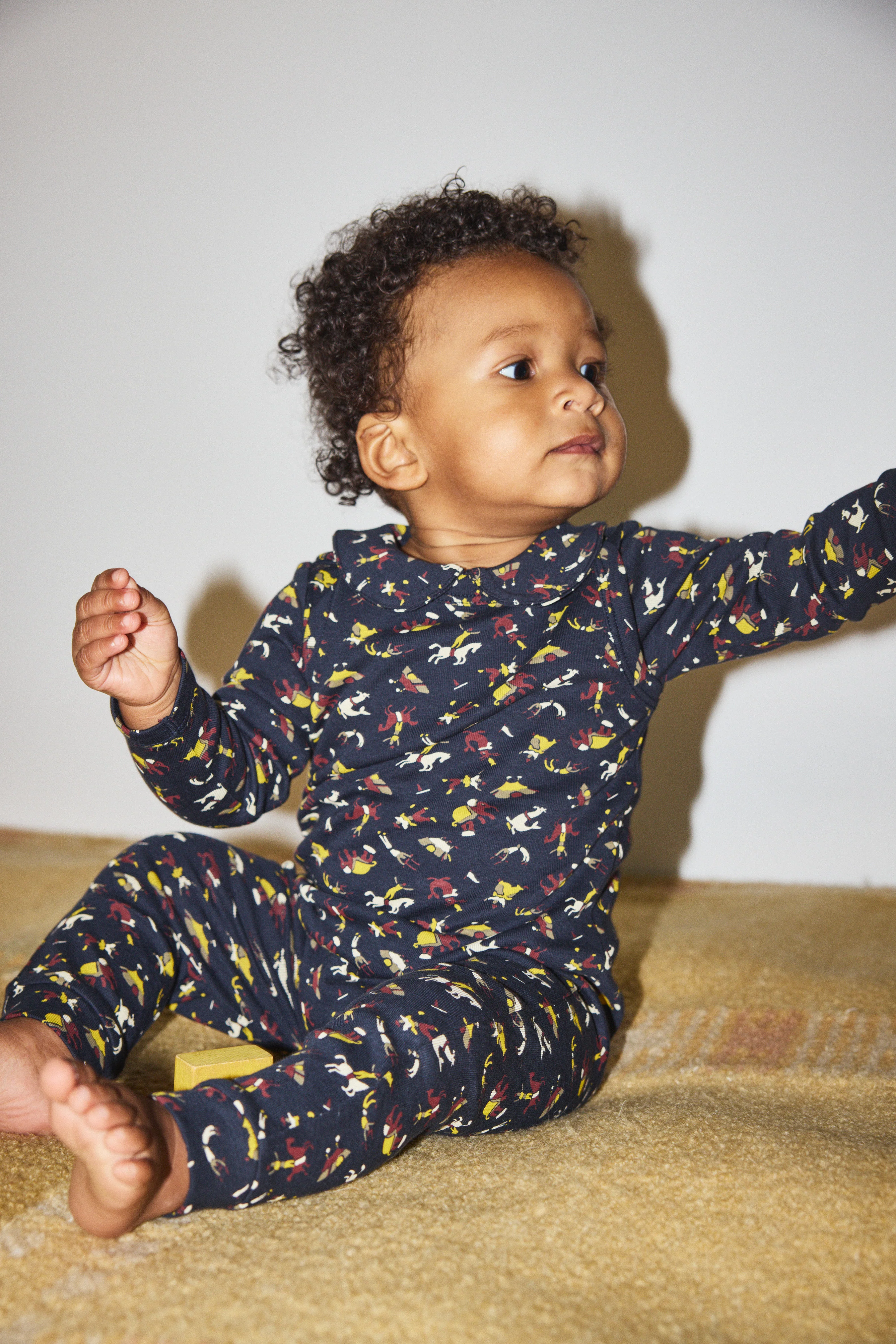 Baby Petit Collar Onesie - Image 2