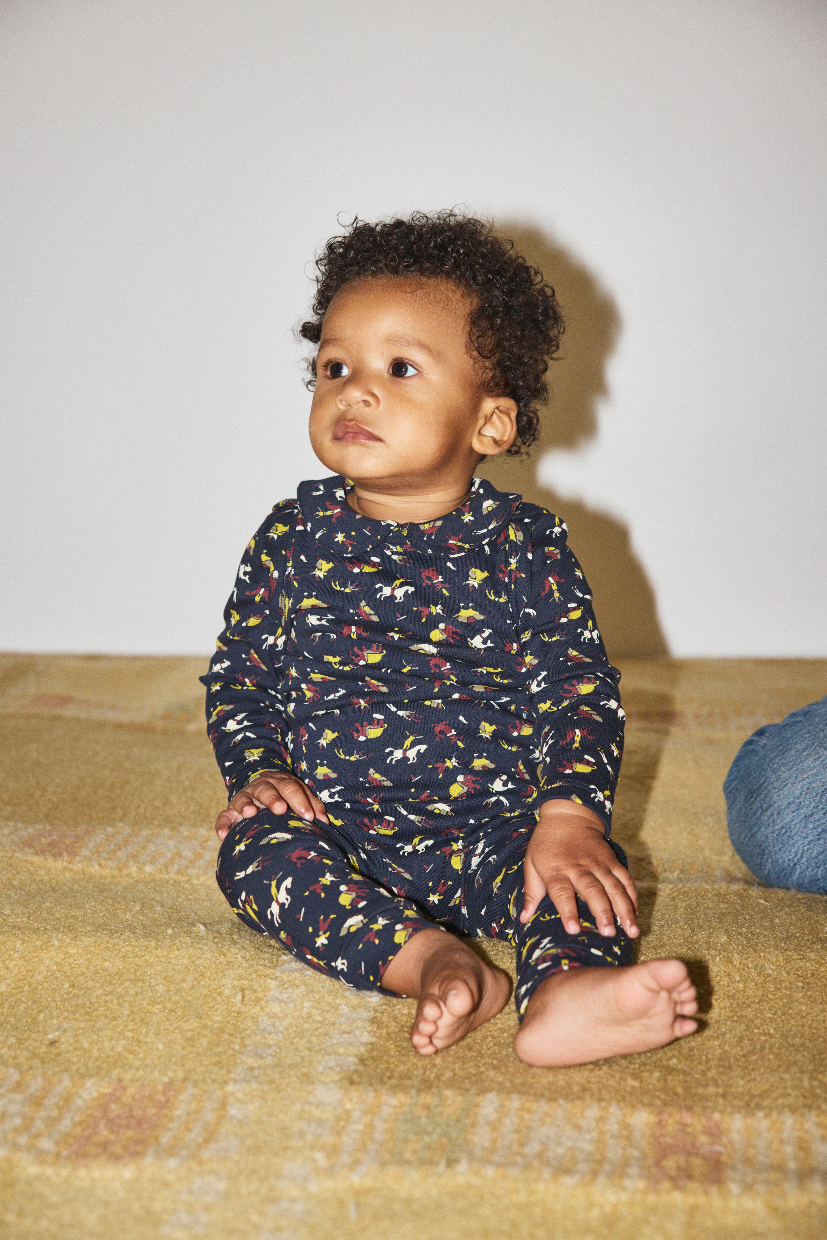 Baby Petit Collar Onesie - Image 4