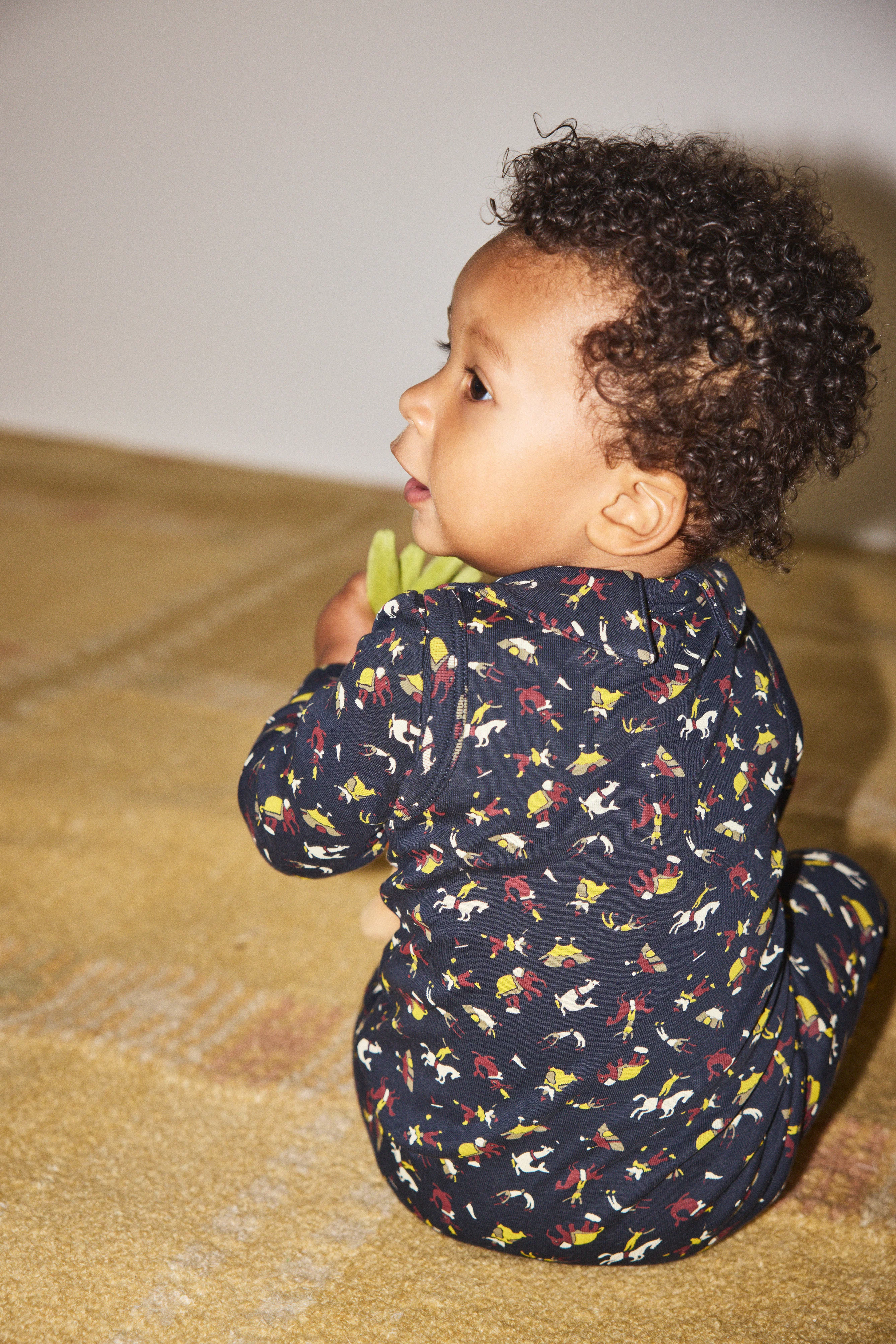 Baby Petit Collar Onesie - Image 5